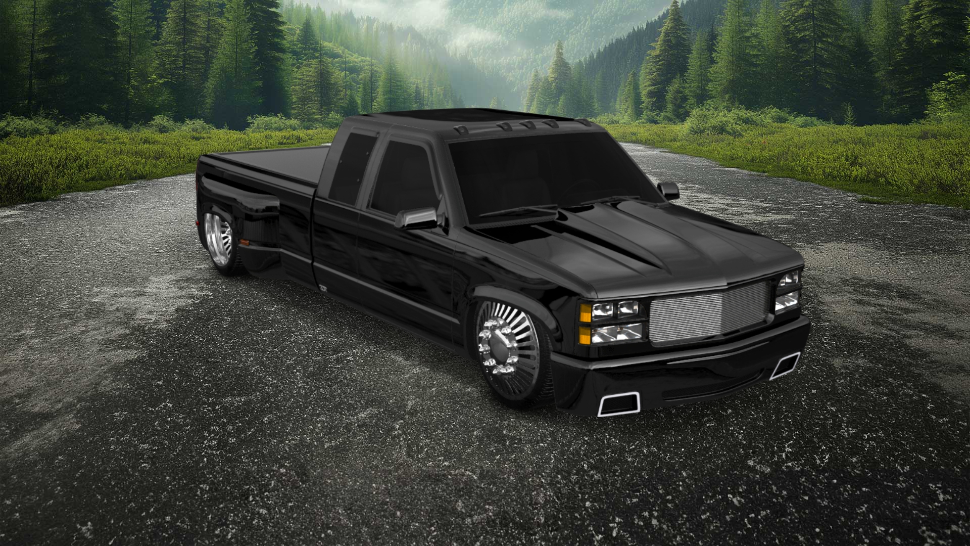Chevrolet K3500 Extended Cab Pickup Truck 1988