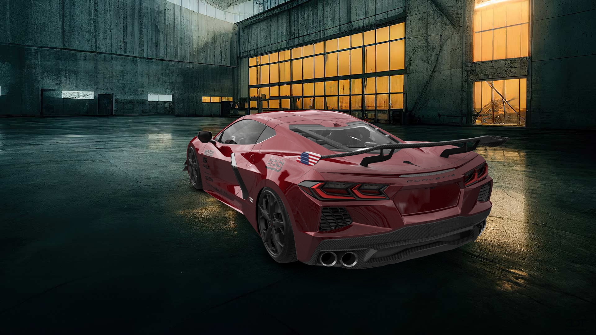 Chevrolet Corvette 2 door targa top 2020 tuning