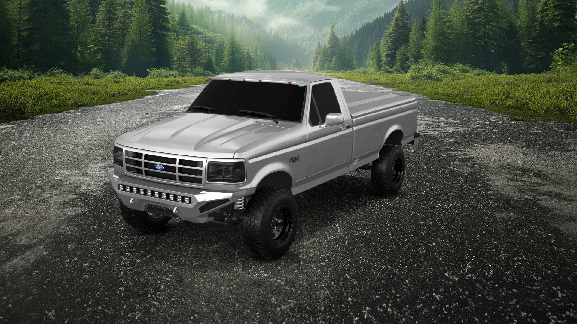 Ford F-150 Regular Cab 2 Door pickup truck 1992