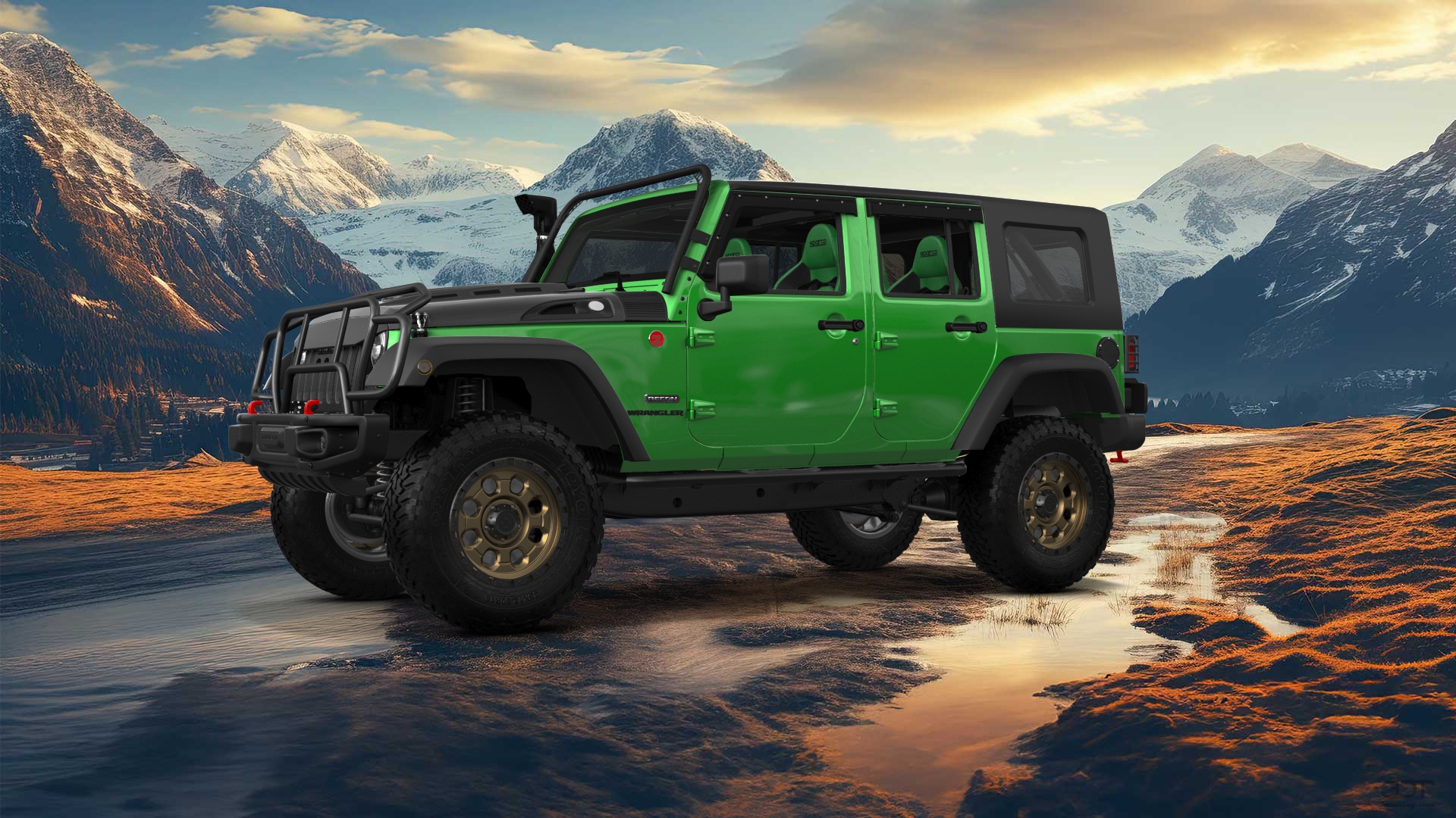 Jeep Wrangler Unlimited JK Rubicon Recon 4 Door SUV 2017 tuning