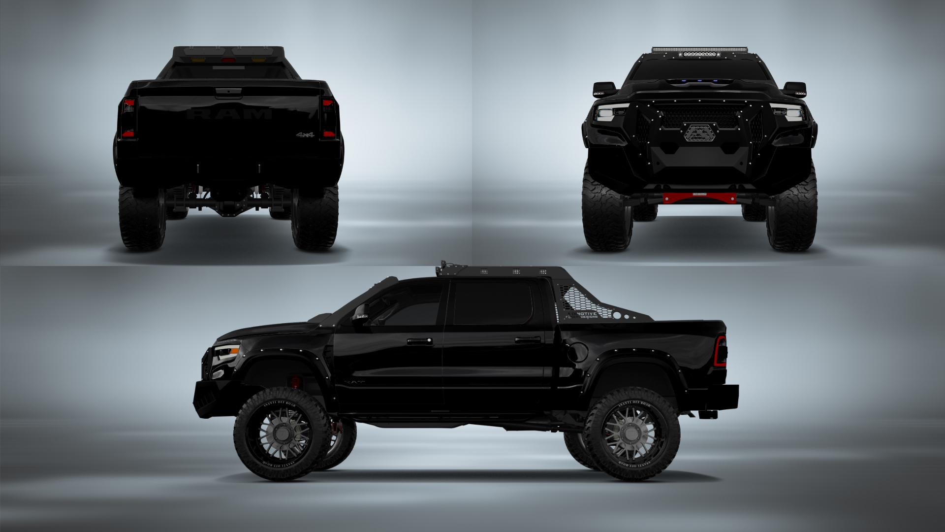Dodge Ram 1500 TRX 4 Door pickup truck 2021 tuning