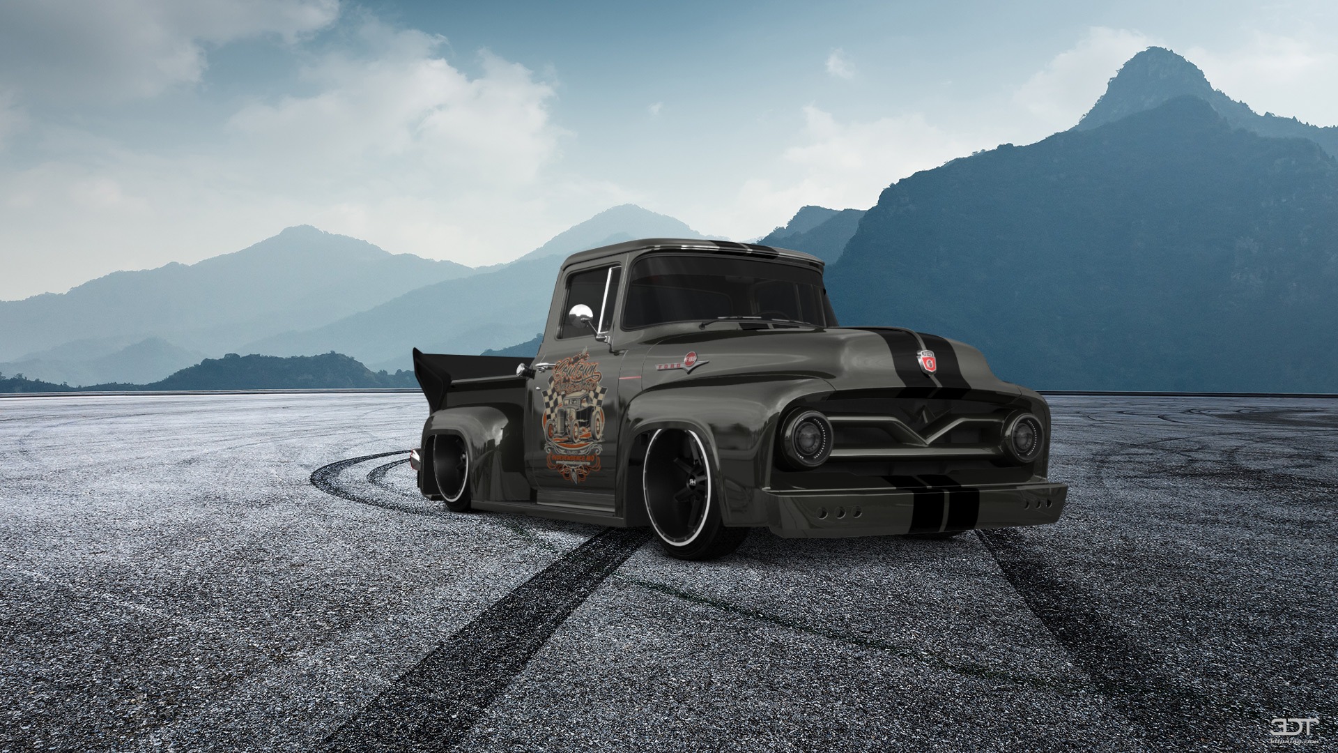 Ford F-100 2 Door truck 1956