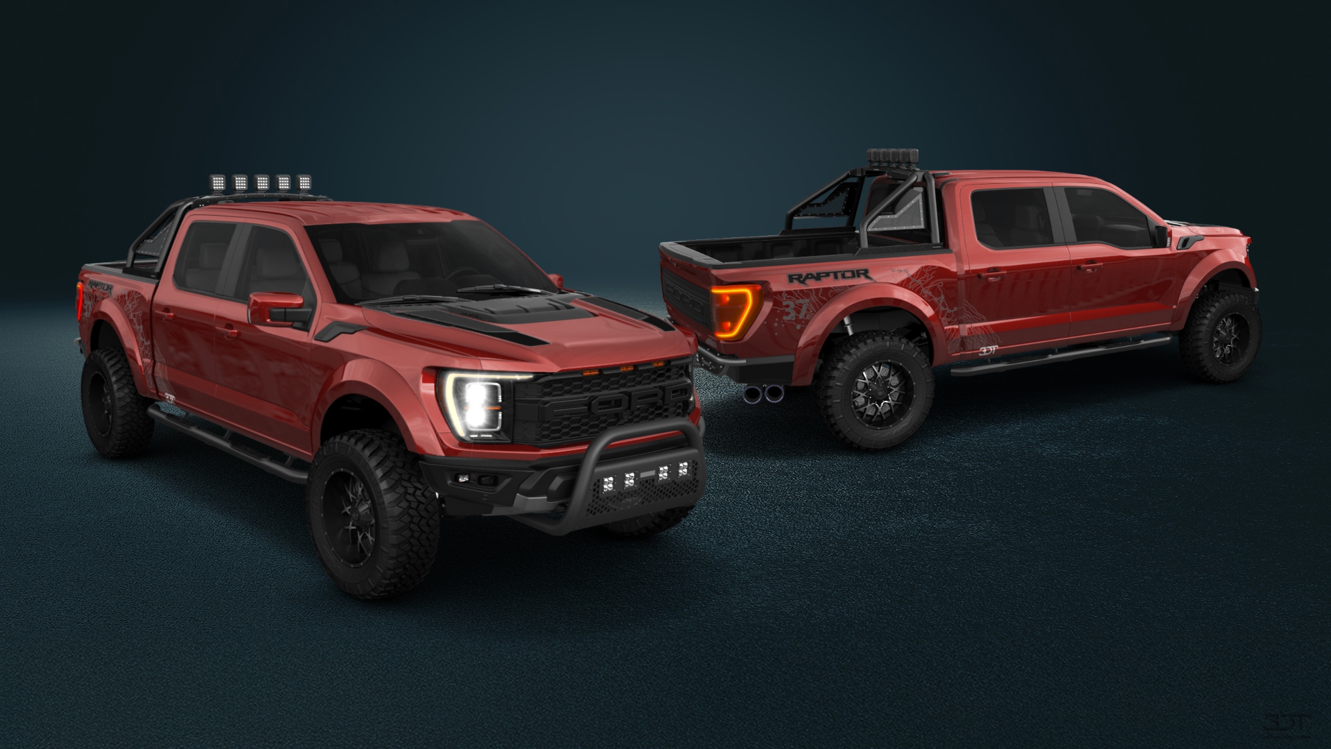Ford F-150 Raptor 4 Door pickup truck 2021
