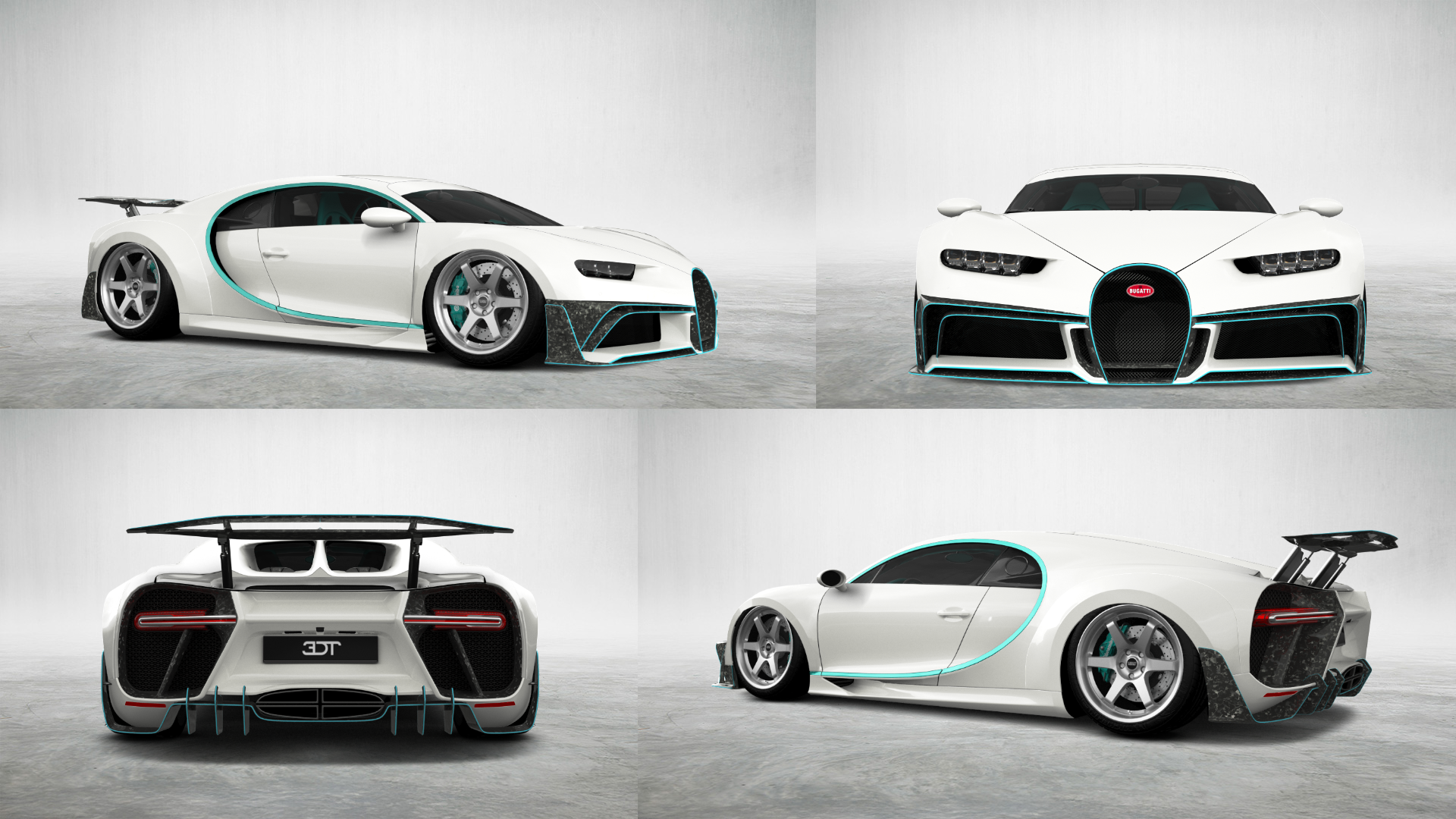 Bugatti Chiron 2 Door Coupe 2016 tuning