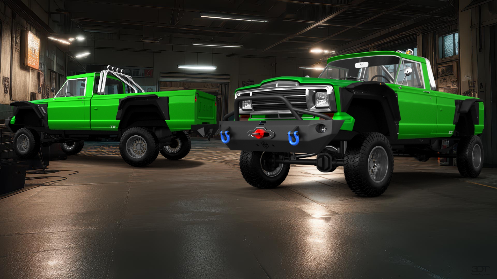 Jeep Gladiator SJ 2 Door pickup truck 1988 tuning