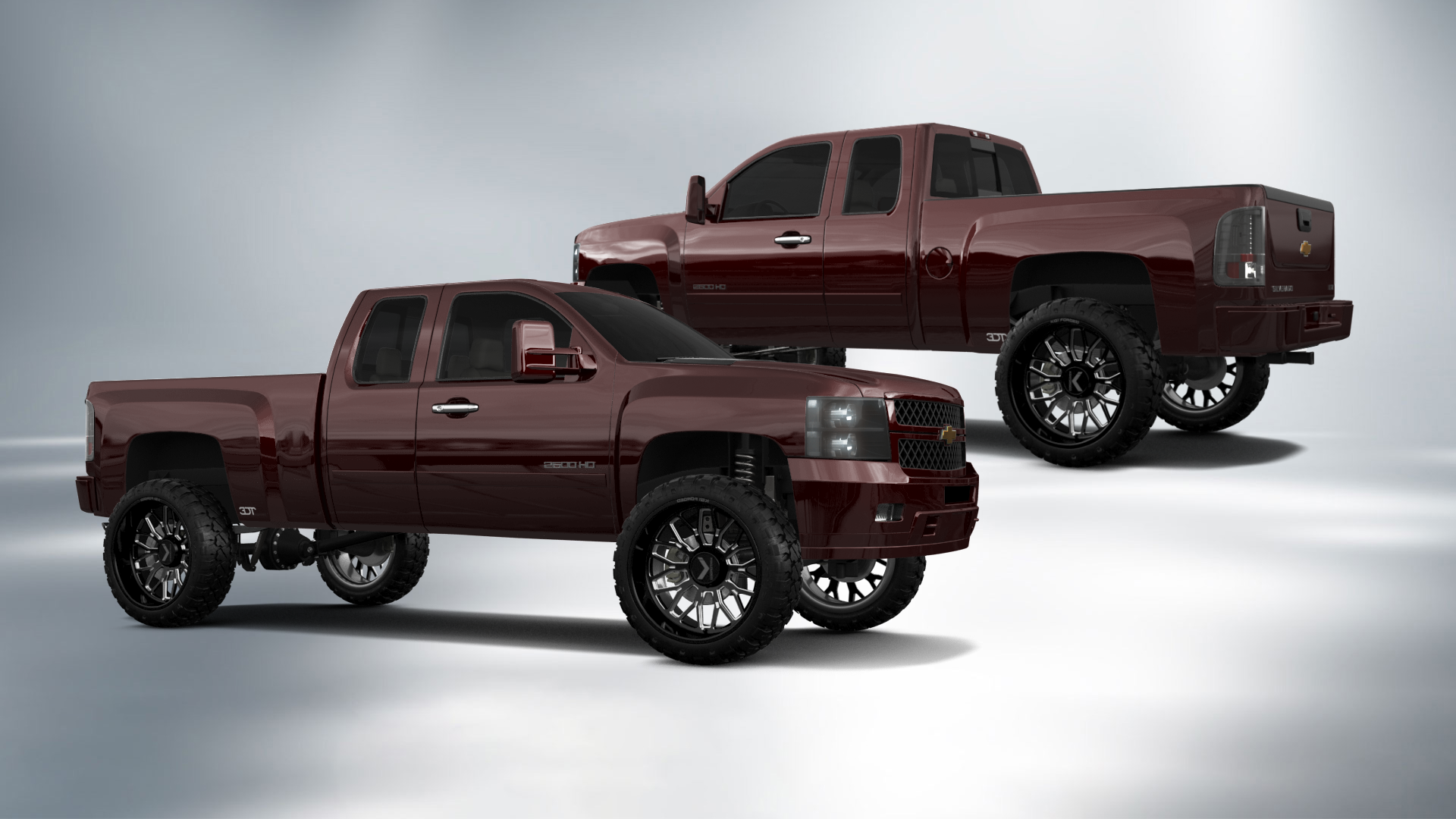 Chevrolet Silverado 2500 HD Extended Cab Pickup Truck 2007