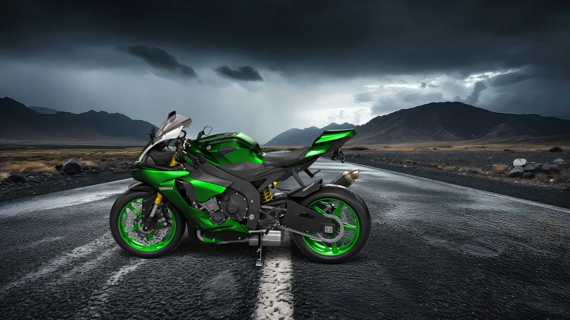 Yamaha YZF R1 Sport Bike 2015 tuning