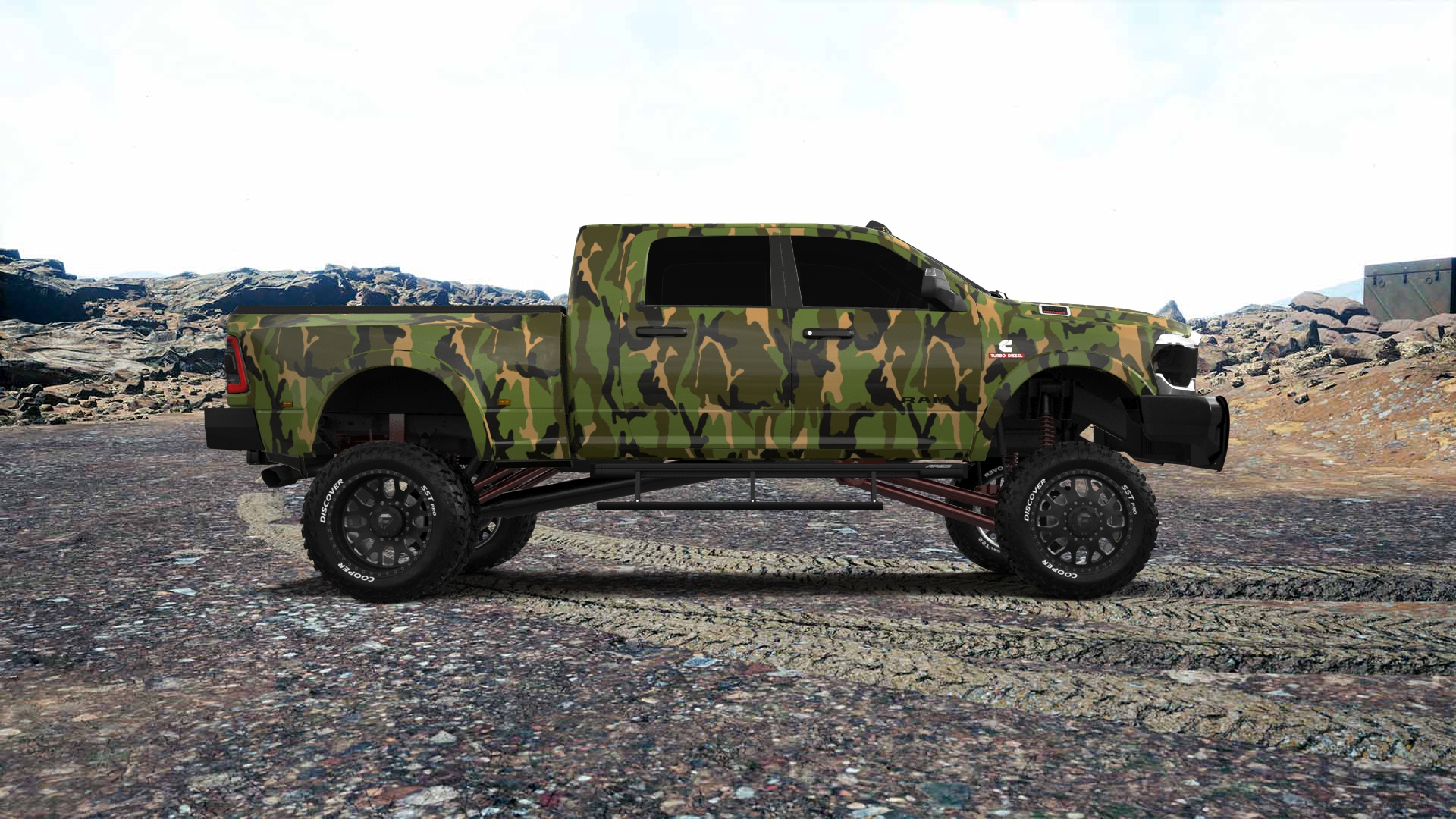 Dodge Ram 3500 4 Door pickup truck 2020 tuning