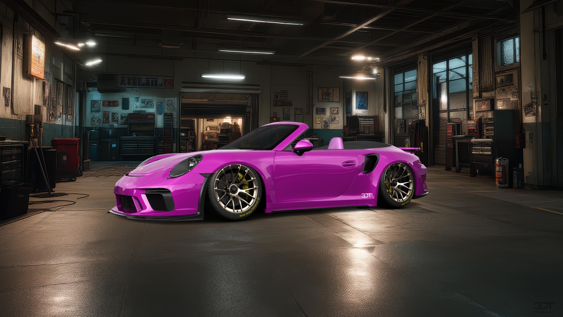 Porsche 911 Turbo S 2 Door Convertible 2014 tuning