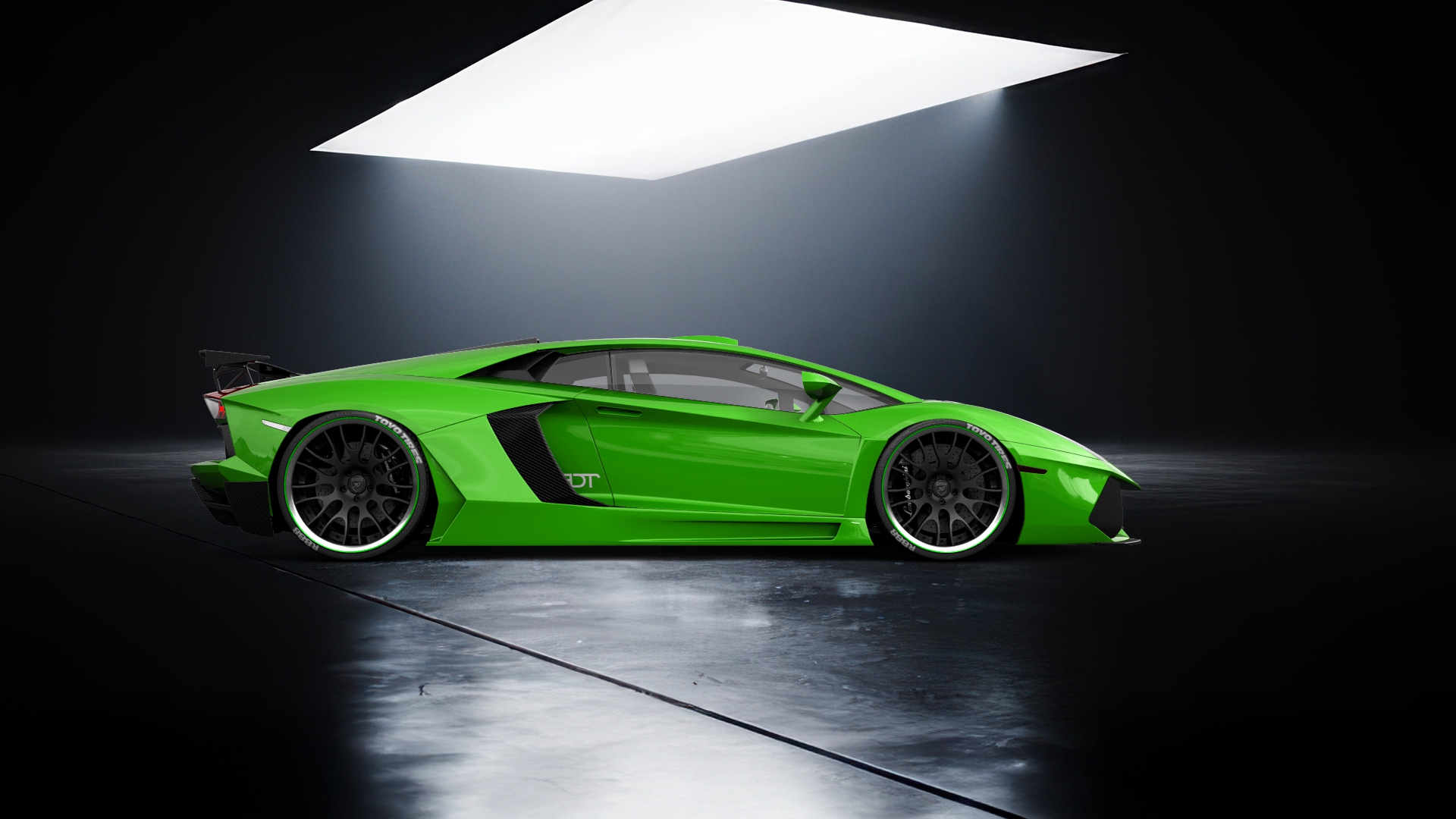 Lamborghini Aventador 2 Door Coupe 2012 tuning