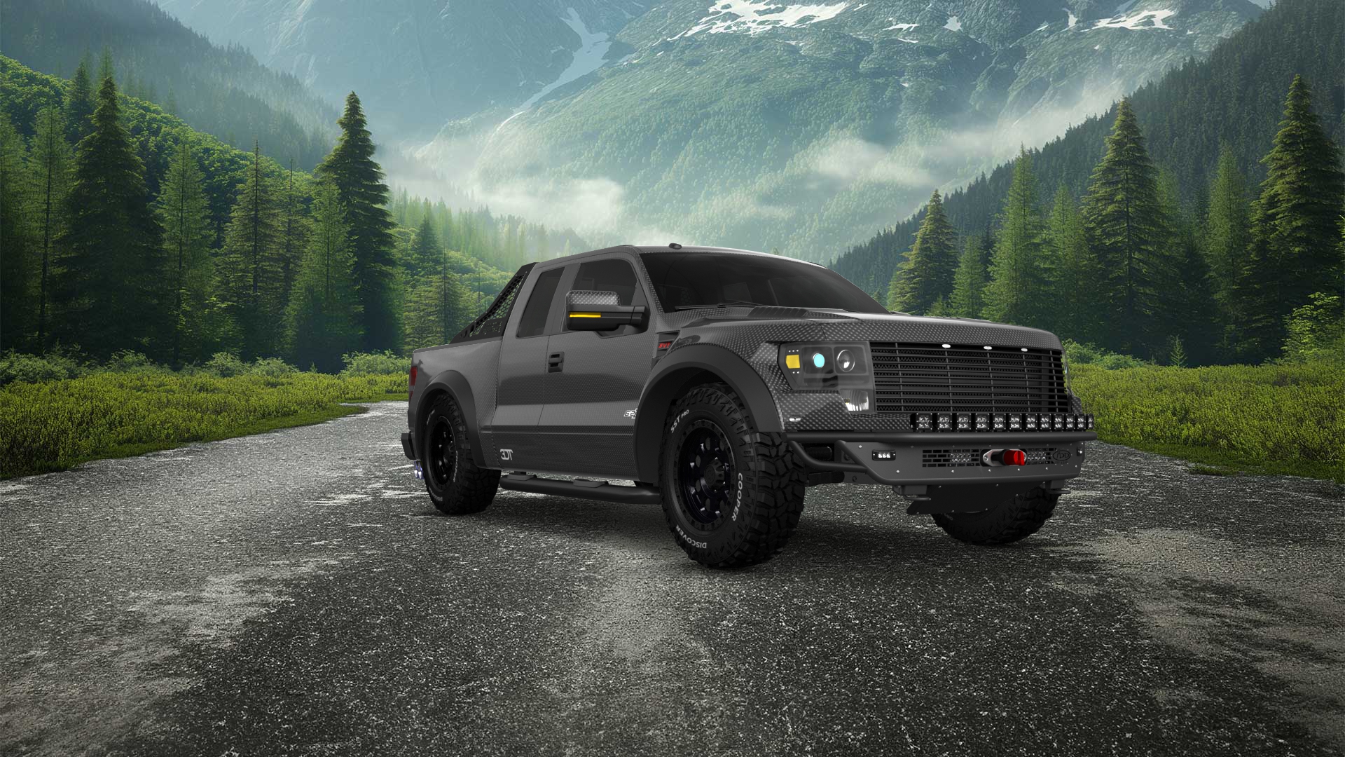 Ford F-150 SVT Raptor 2 Door pickup truck 2010 tuning