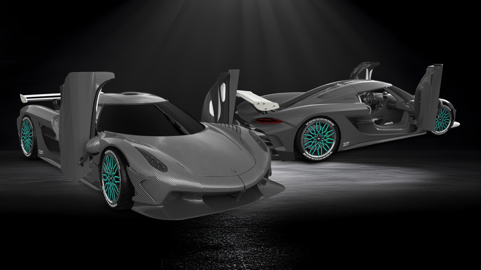 Koenigsegg Jesko 2 door targa top 2020