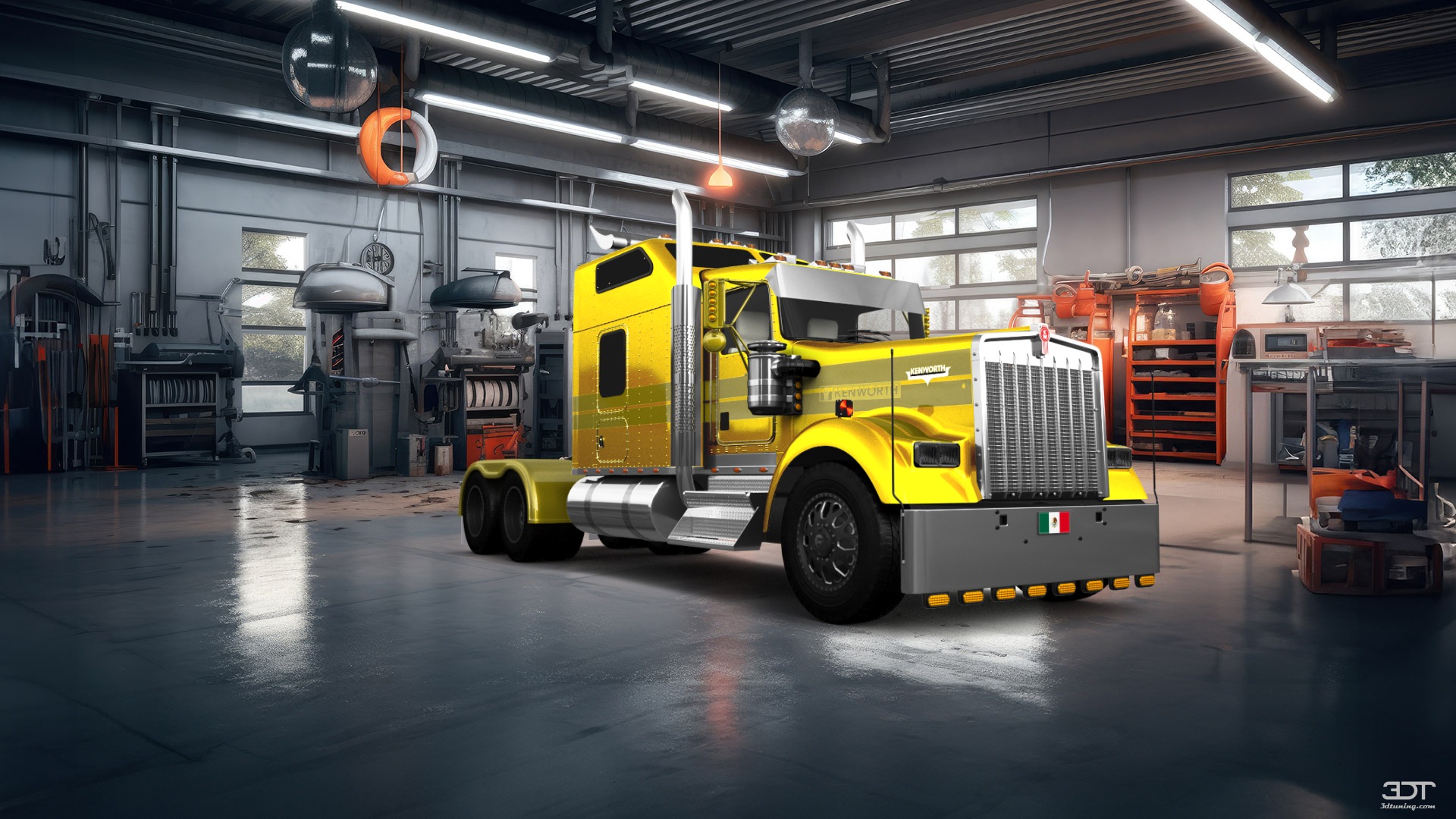 Kenworth W900 Sleeper Cab Truck 2015