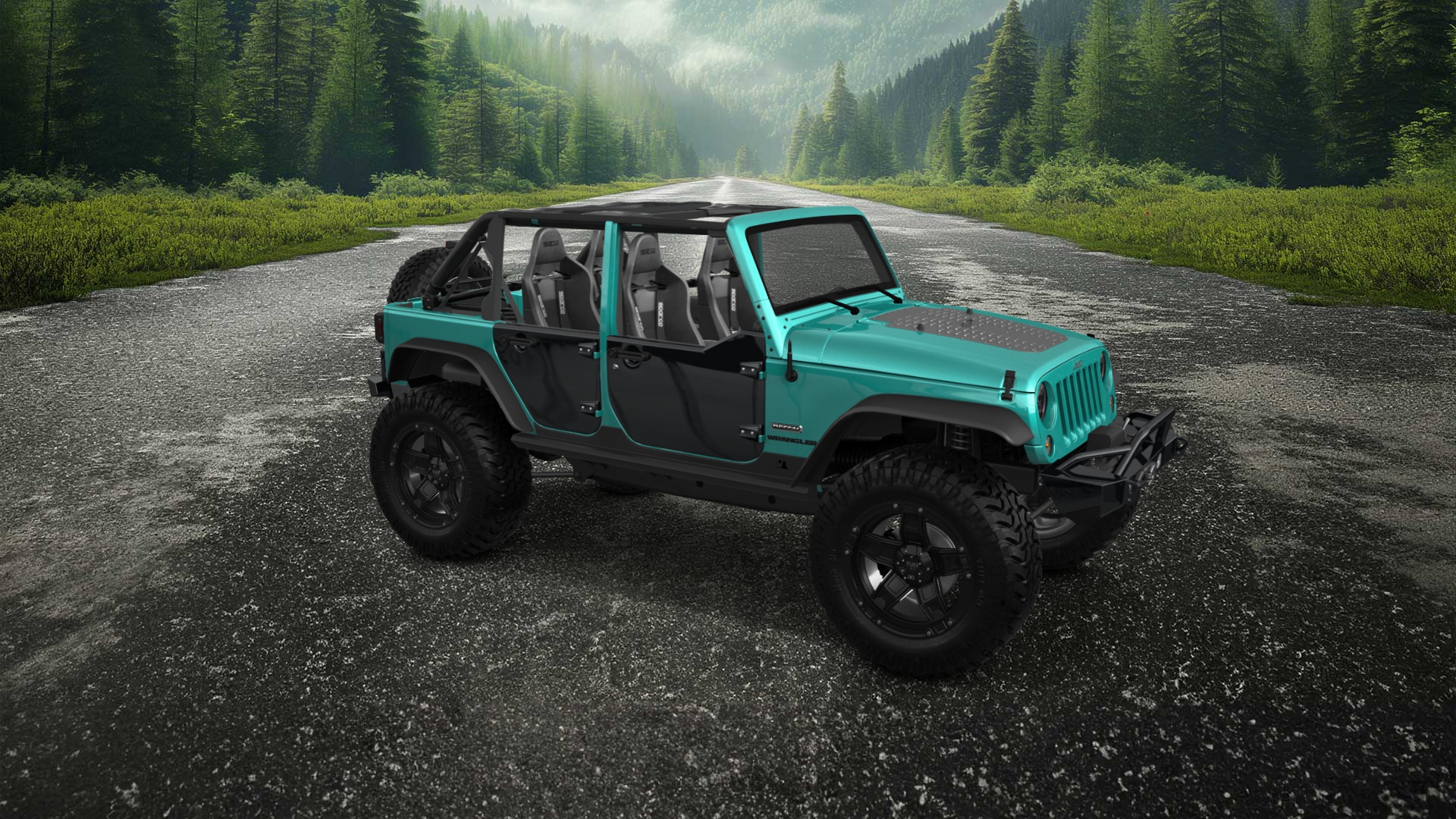 Jeep Wrangler Unlimited JK Rubicon Recon 4 Door SUV 2017 tuning