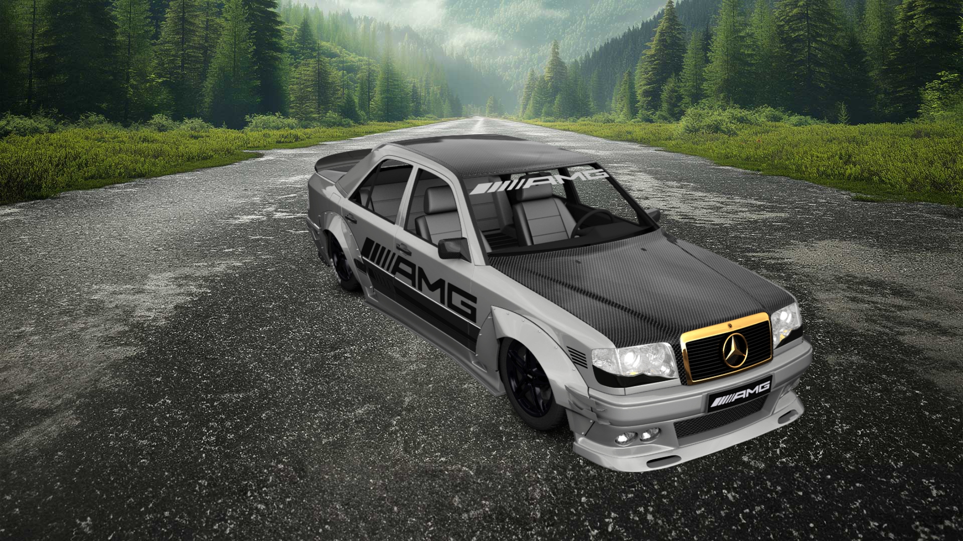 Mercedes E-Class Sedan 1984 tuning