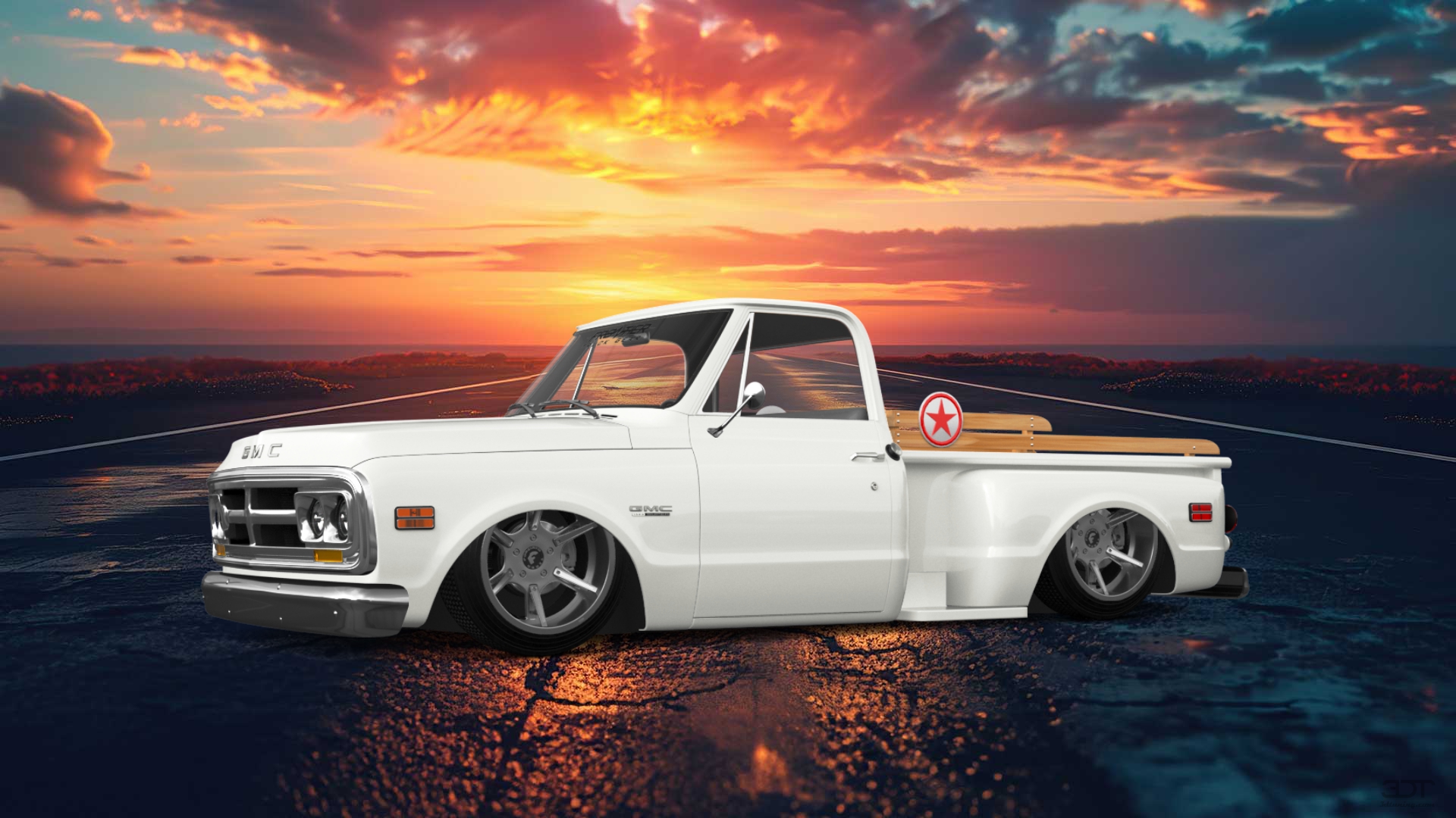 GMC K1500 2 Door pickup truck 1971 tuning