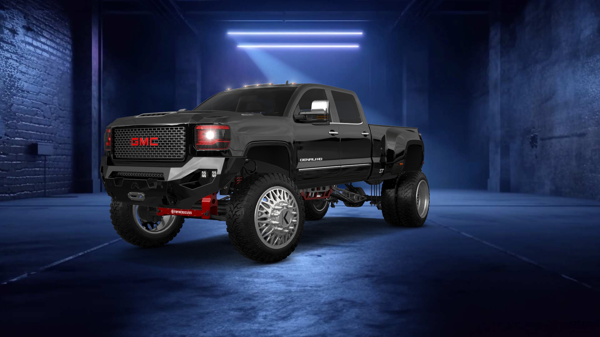 GMC Sierra 3500 HD Crew Cab 4 Door pickup truck 2015 tuning