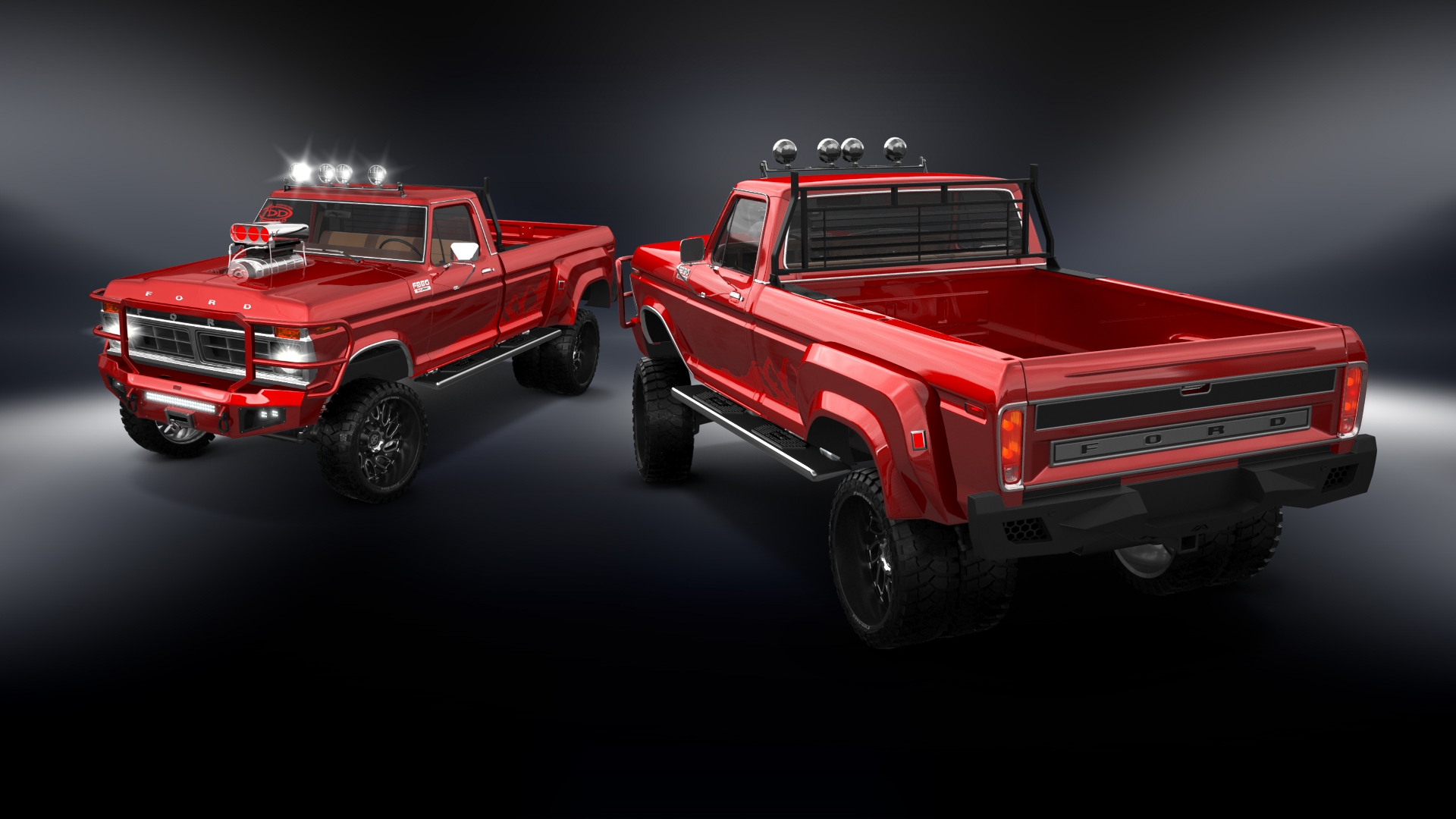 Ford F-350 Dually 2 Door pickup truck 1974