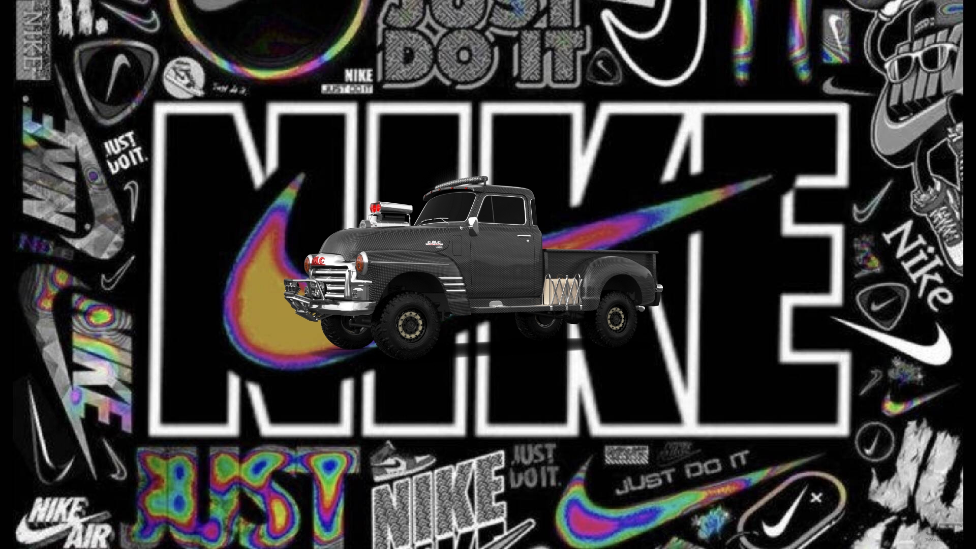 GMC 100 Stepside 2 Door pickup truck 1954 tuning