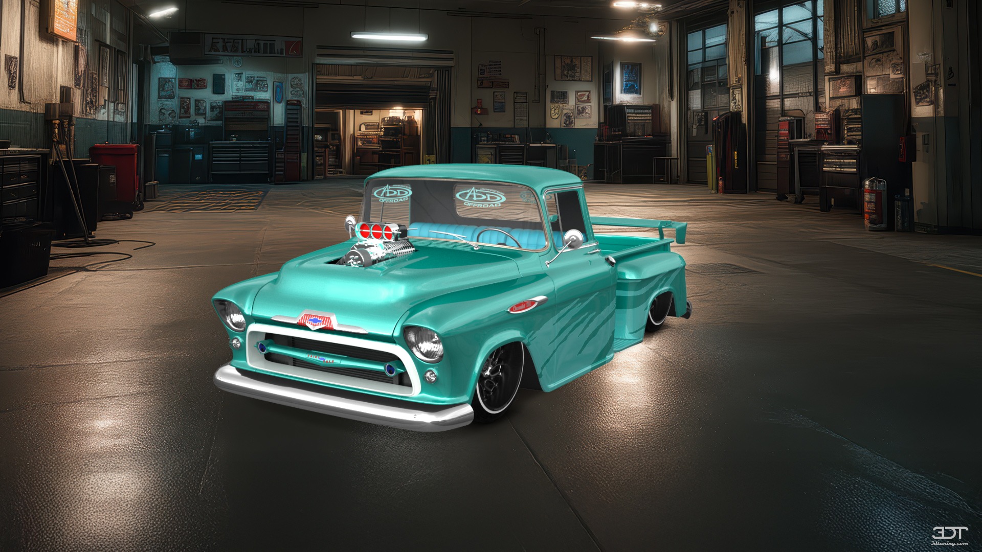Chevrolet 3100 2 Door pickup truck 1955 tuning