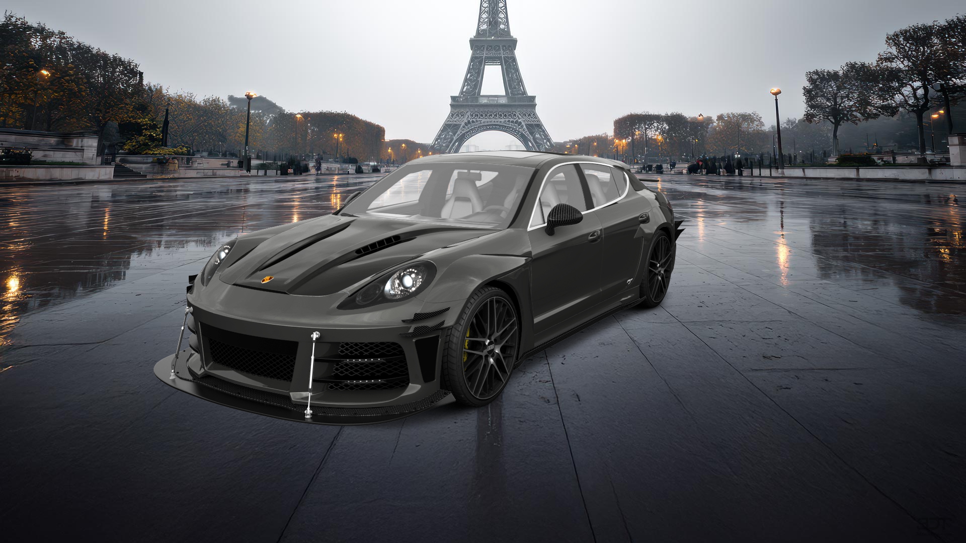 Porsche Panamera 4 door fastback saloon 2011 tuning