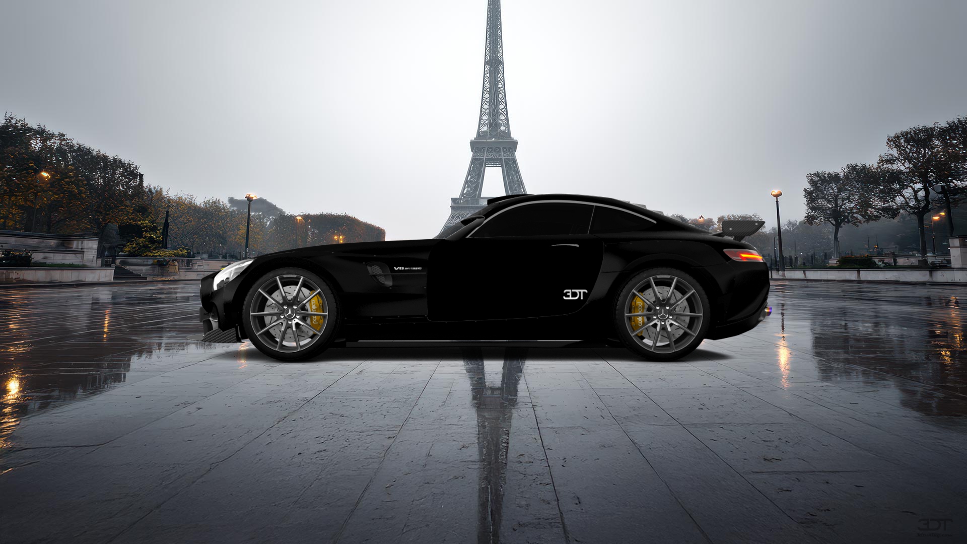 Mercedes AMG GT 2 door fastback coupe 2015
