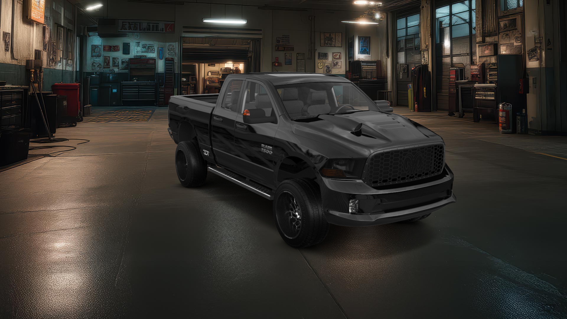 Dodge Ram 1500 Quad-Cab 4 door 2014 tuning
