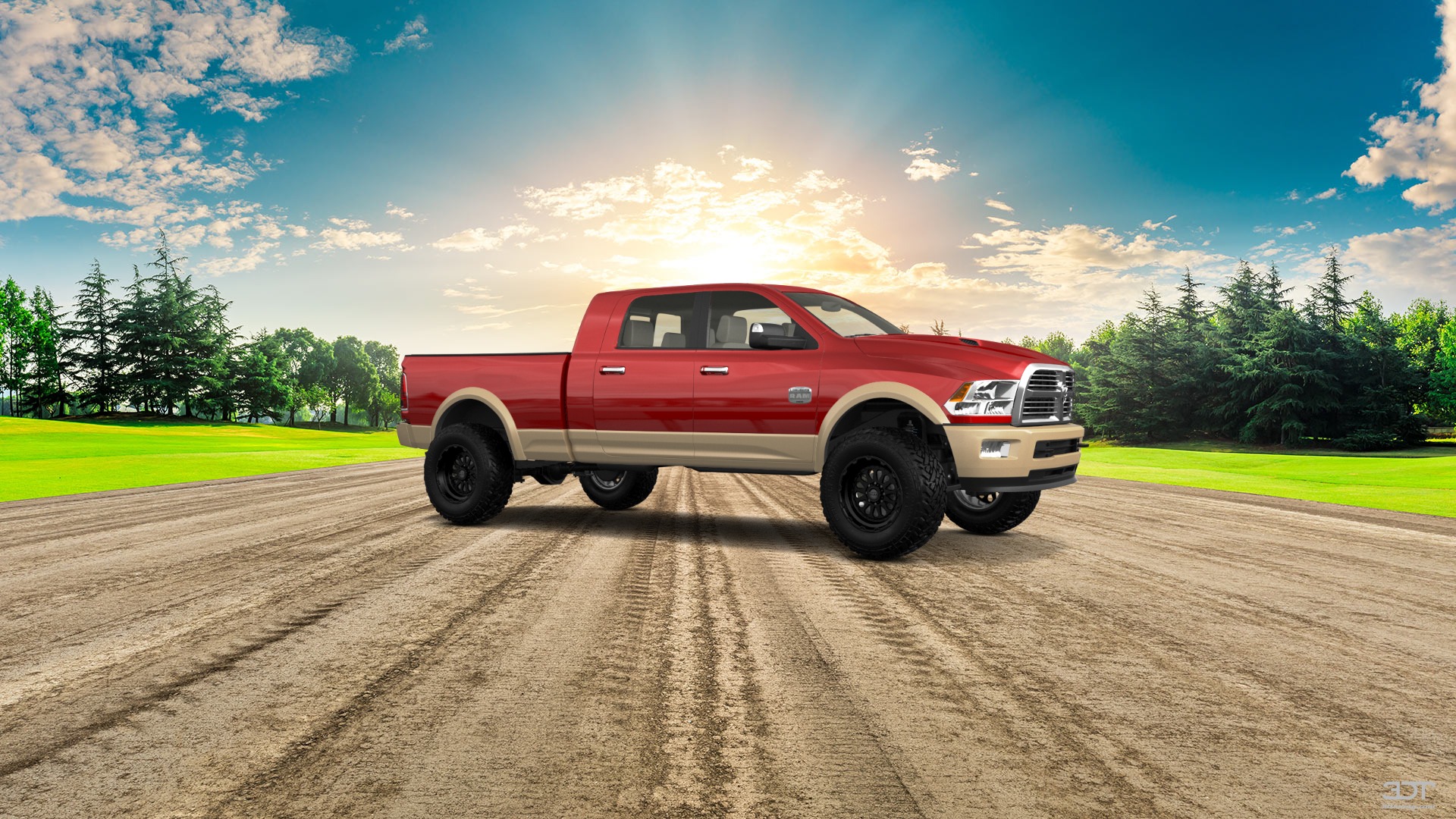 Dodge Ram 2500 Mega Cab 6.4 ft box 4 Door pickup truck 2010