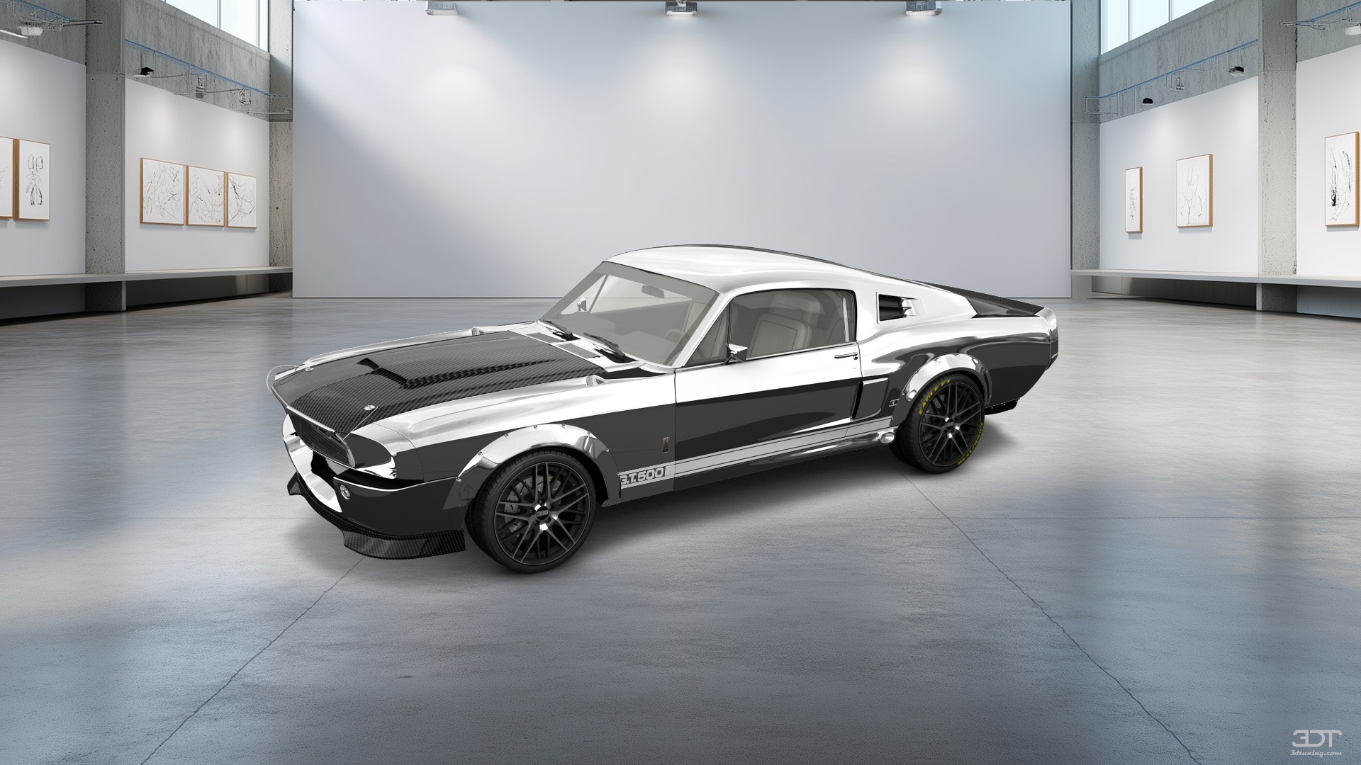 Mustang GT500 2 Door Coupe 1968 tuning