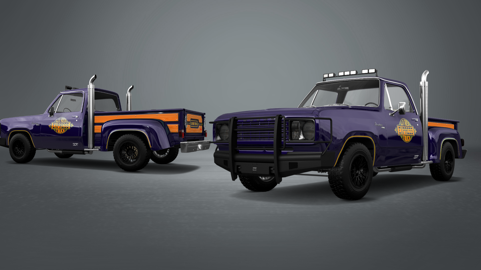 Dodge Lil Red Express 2 Door pickup truck 1978 tuning