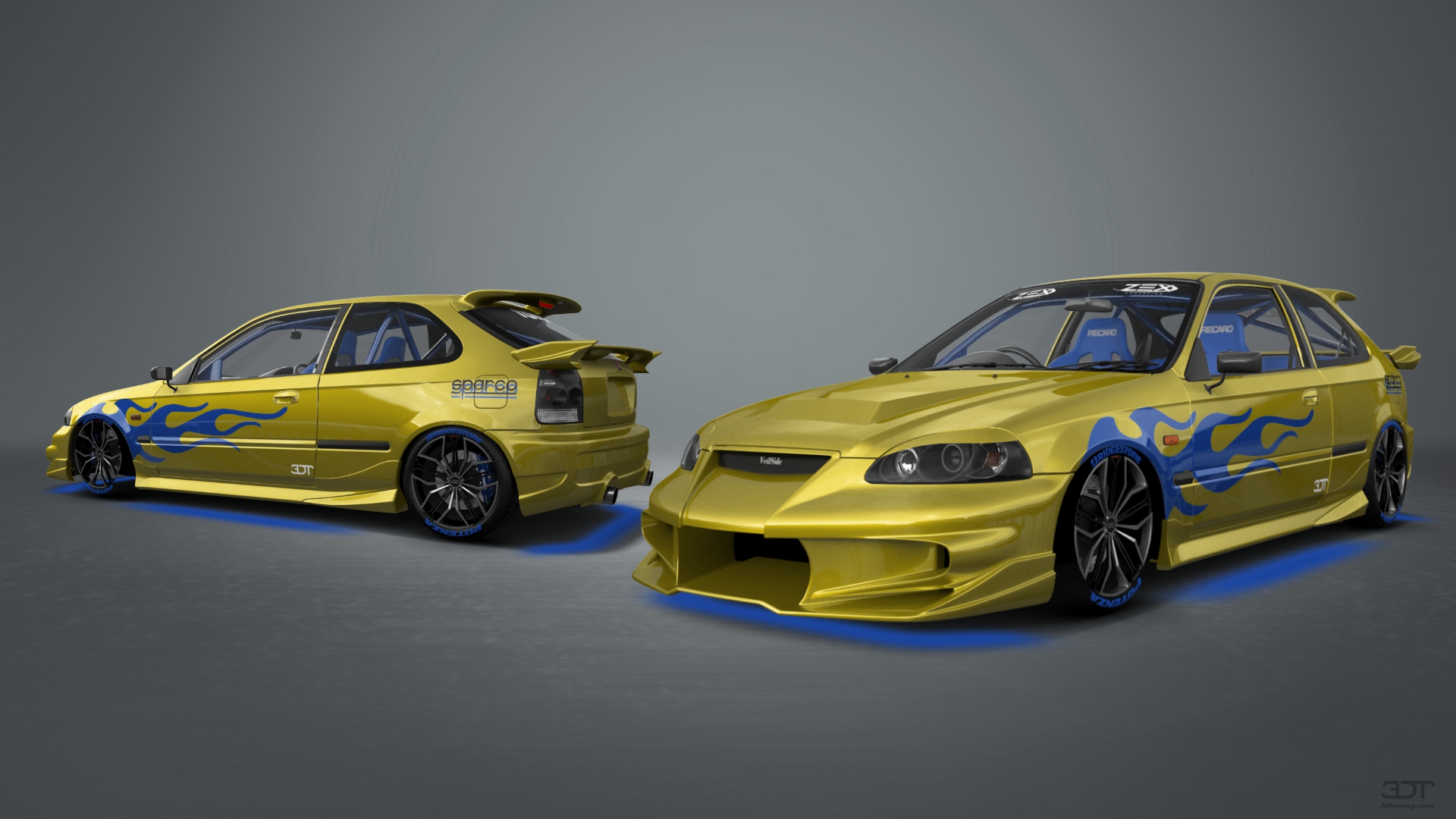 Honda Civic 3 Door Hatchback 1997 tuning