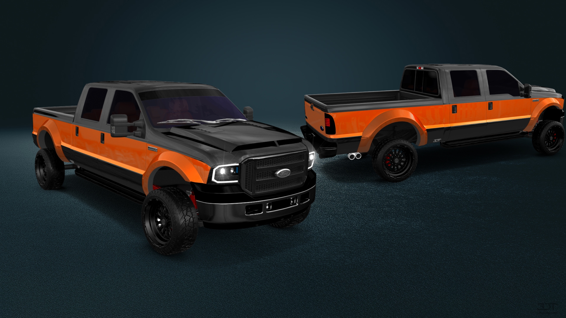 Ford F-250 Crew Cab 4 Door pickup truck 1999 tuning