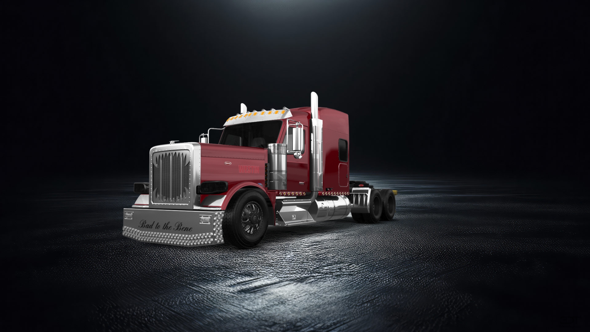 Peterbilt 589 Sleeper Cab Truck 2024 tuning