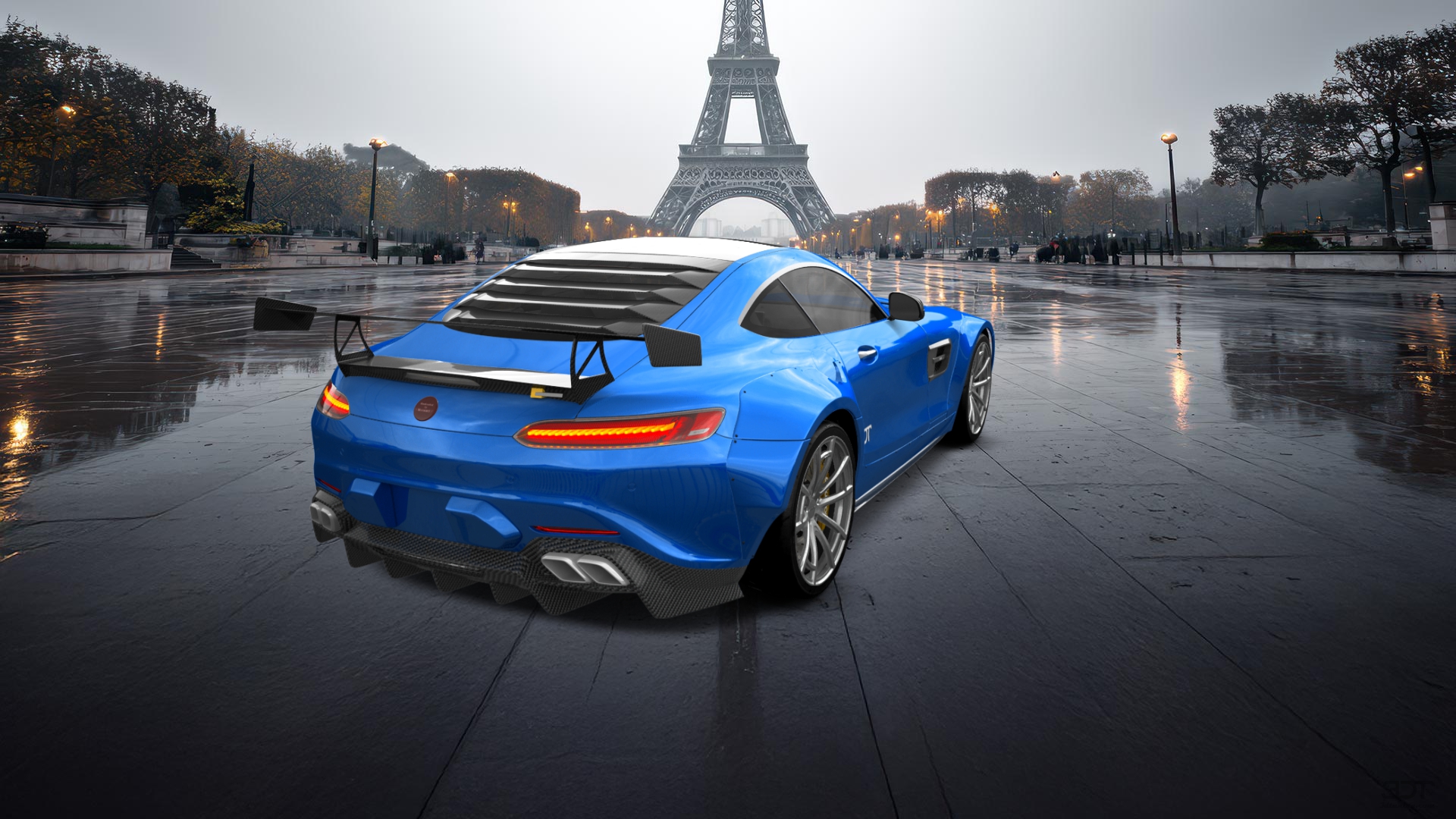 Mercedes AMG GT 2 door fastback coupe 2015 tuning