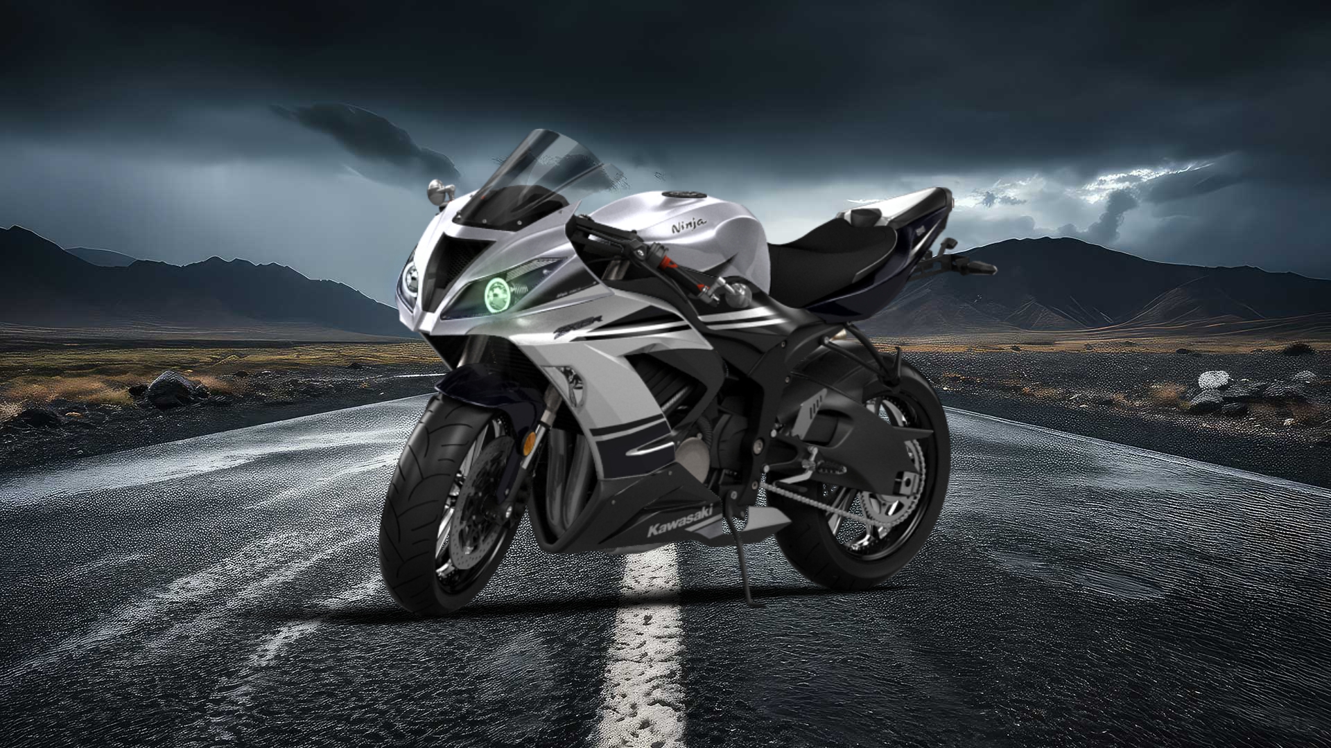 Kawasaki Ninja ZX 6R Sport Bike 2015