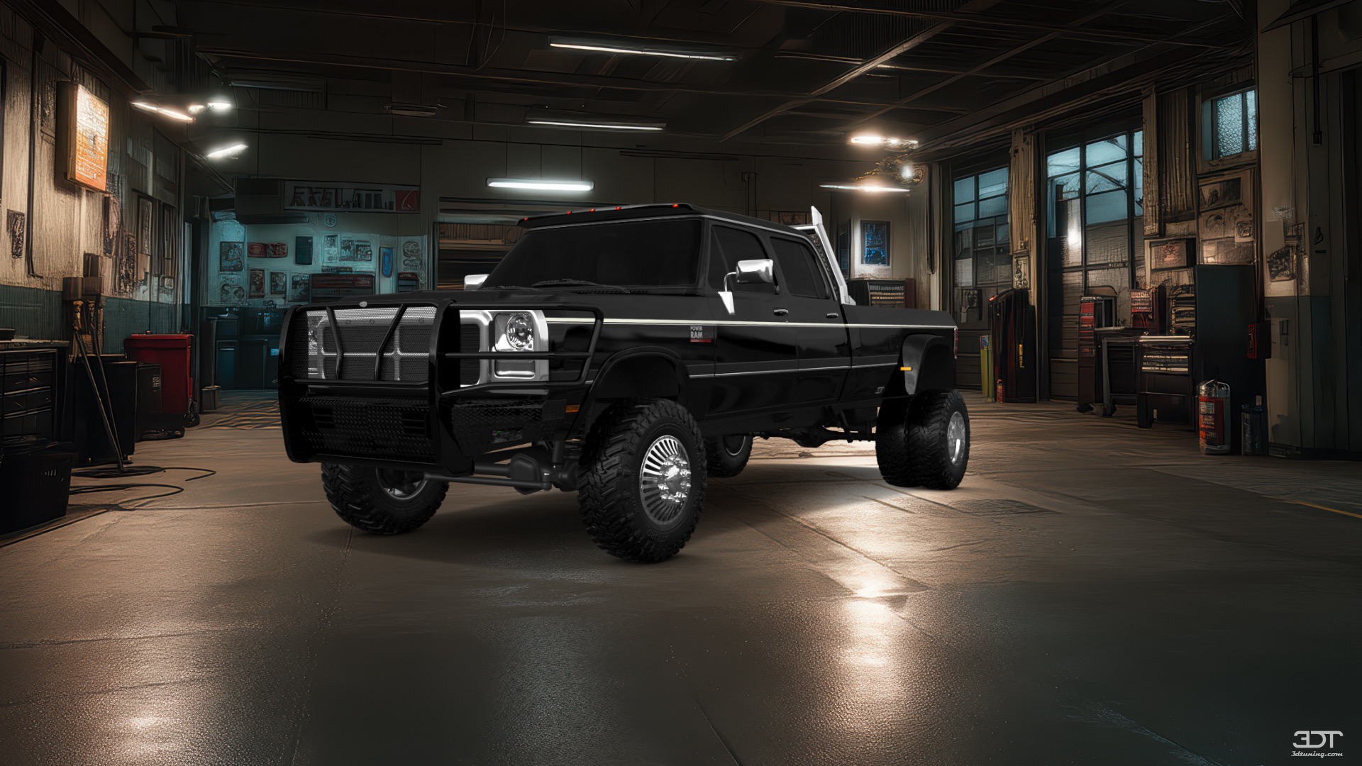 Dodge Ram 350 4 Door pickup truck 1991 tuning