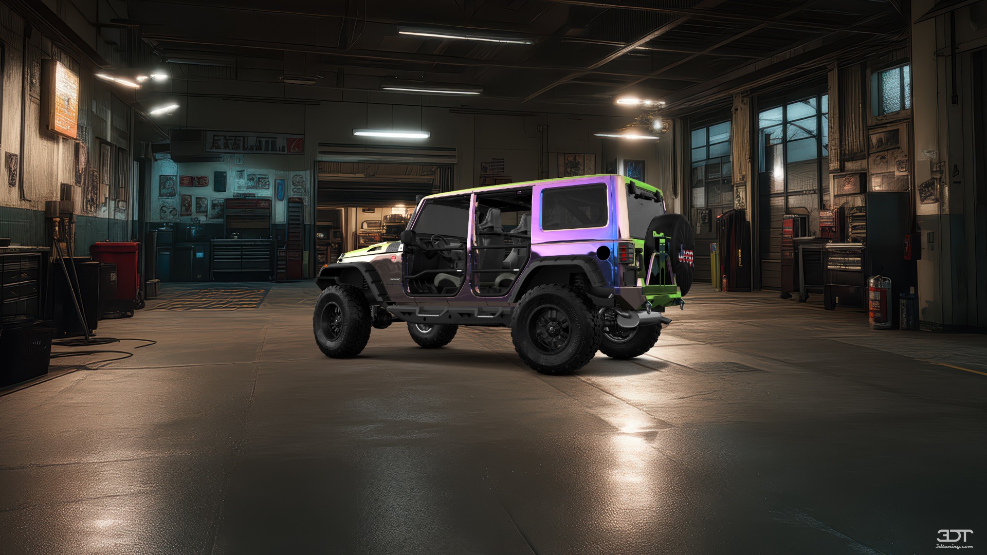 Jeep Wrangler Unlimited JK Rubicon Recon 4 Door SUV 2017 tuning
