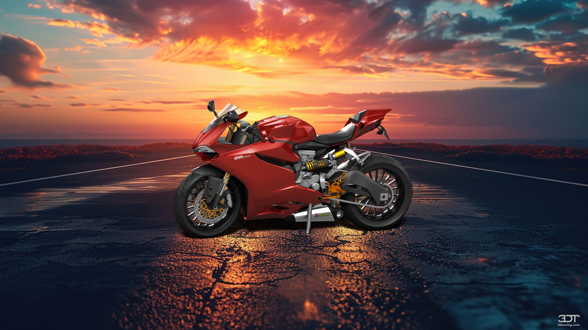 Tuning Ducati 899 Panigale Sport Bike 2015