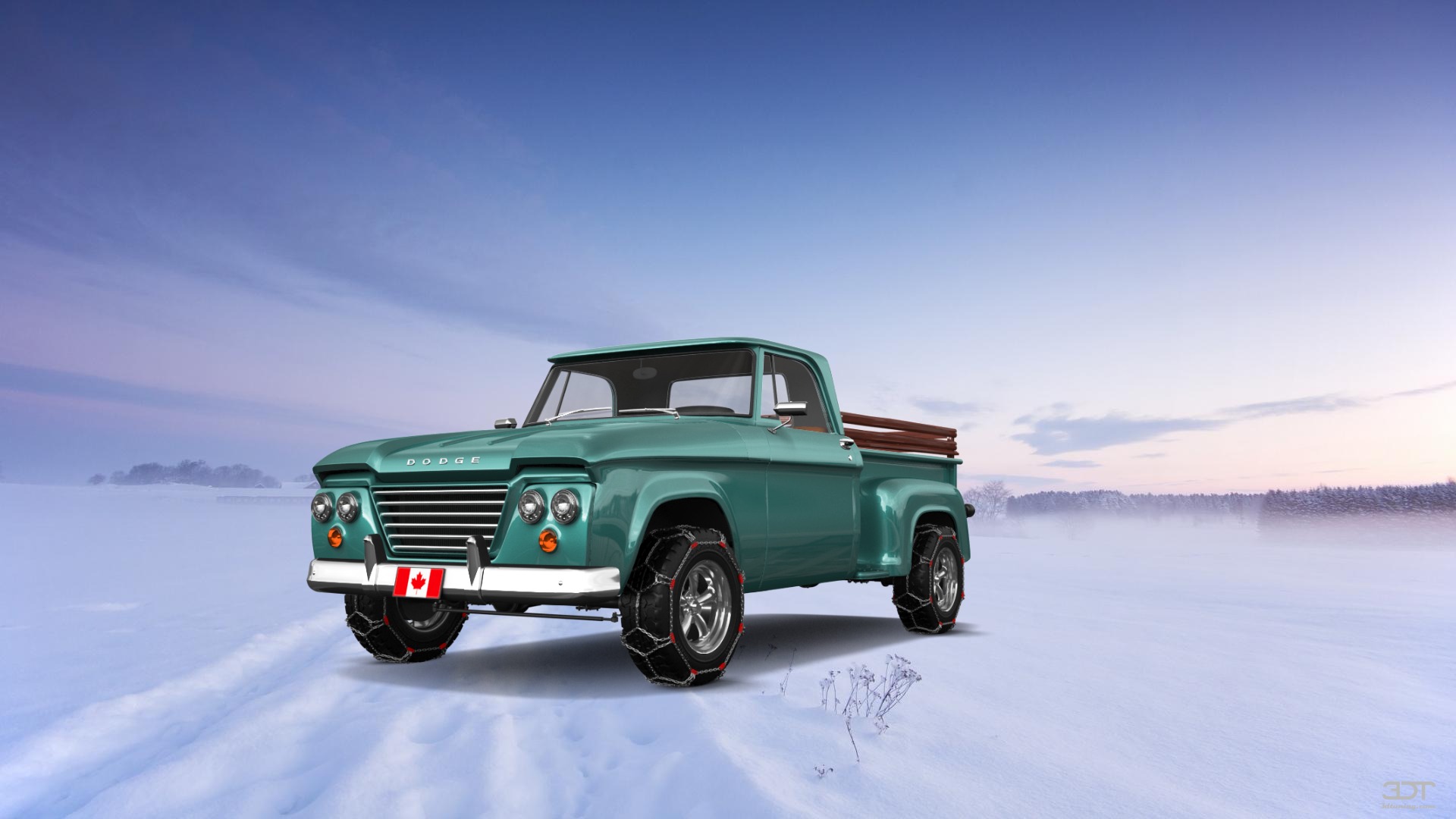 Dodge D-100 Stepside 2 Door pickup truck 1961 Images