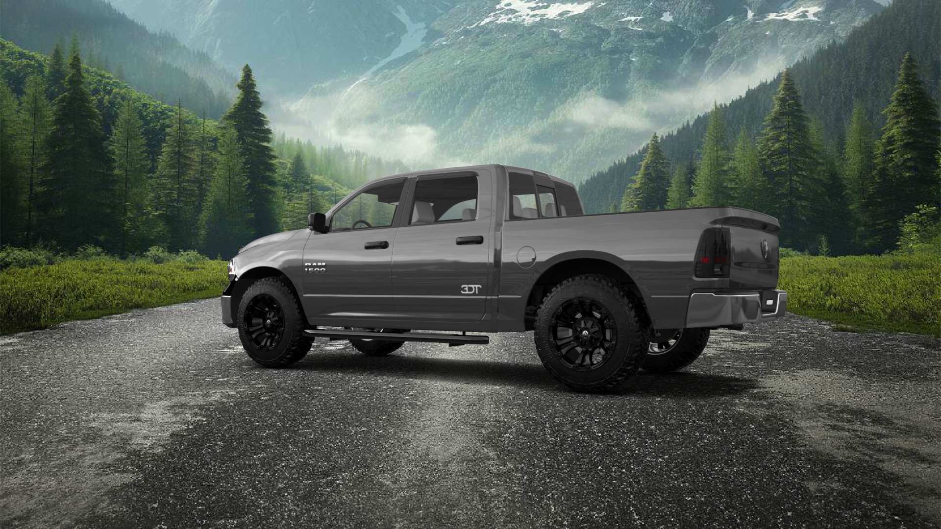 Dodge Ram 1500 5.7' box 4 Door pickup truck 2010