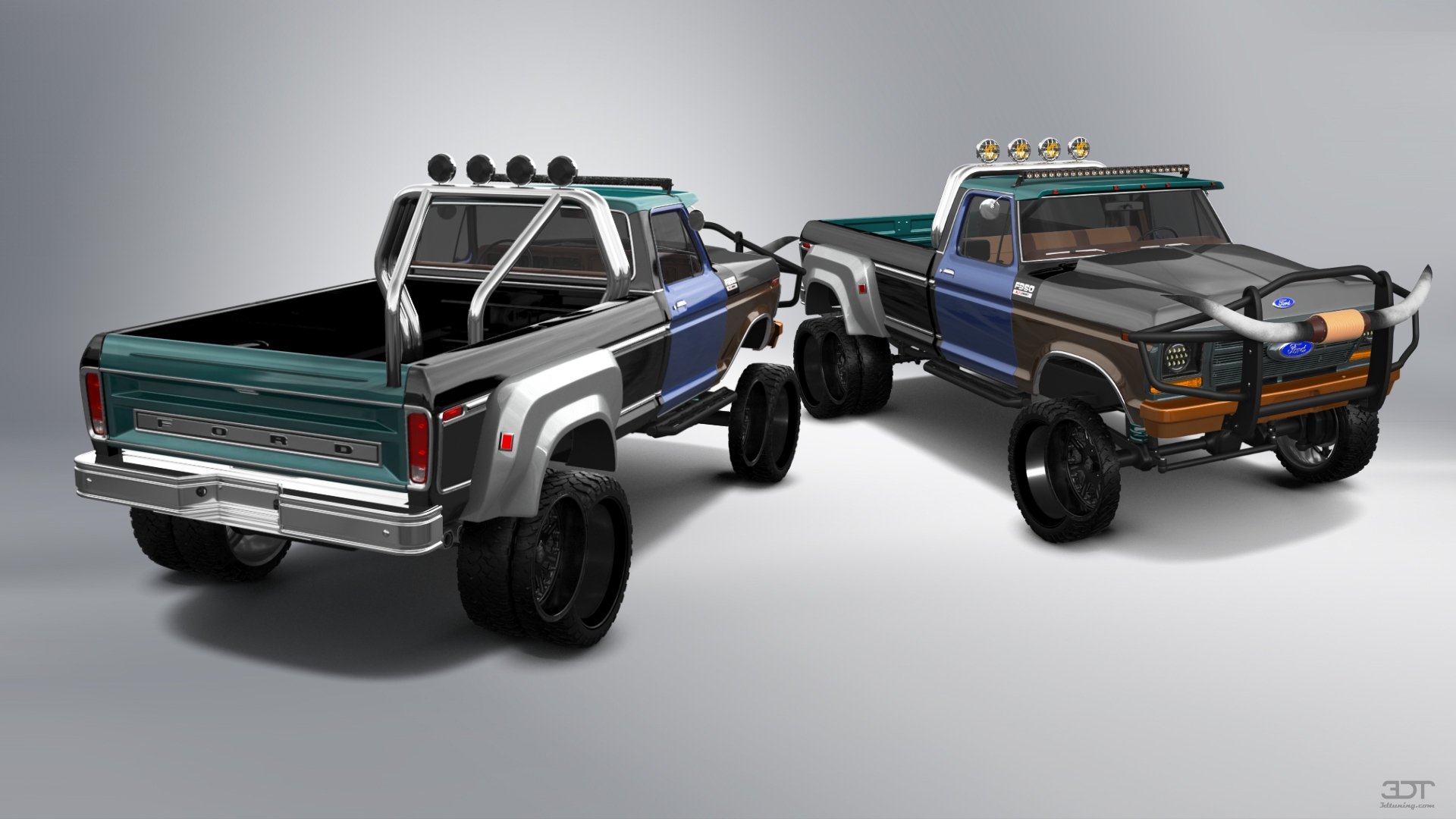 Ford F-350 Dually Regular Cab 2 Door pickup truck 1978 tuning