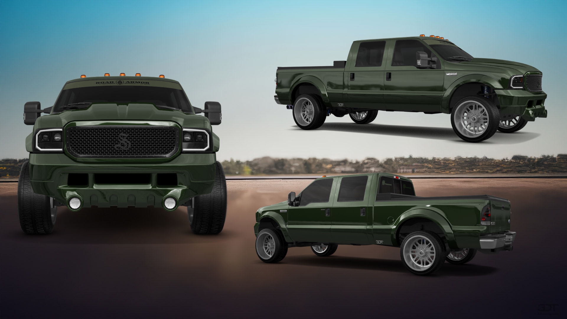 Ford F-250 Crew Cab 4 Door pickup truck 1999 tuning