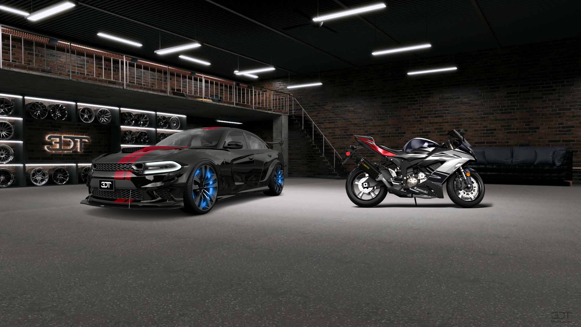 Kawasaki Ninja ZX 6R Sport Bike 2015 tuning