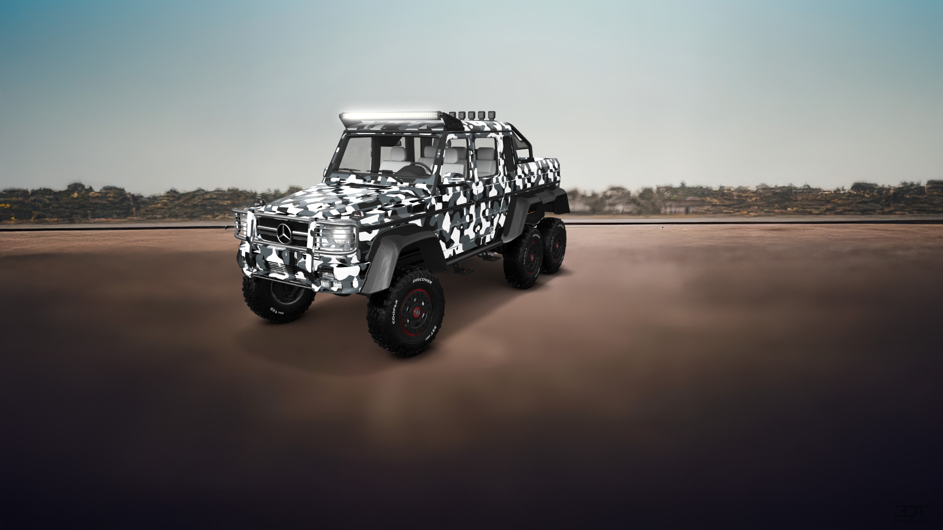 Mercedes G 63 AMG 6x6 4 Door pickup truck 2013