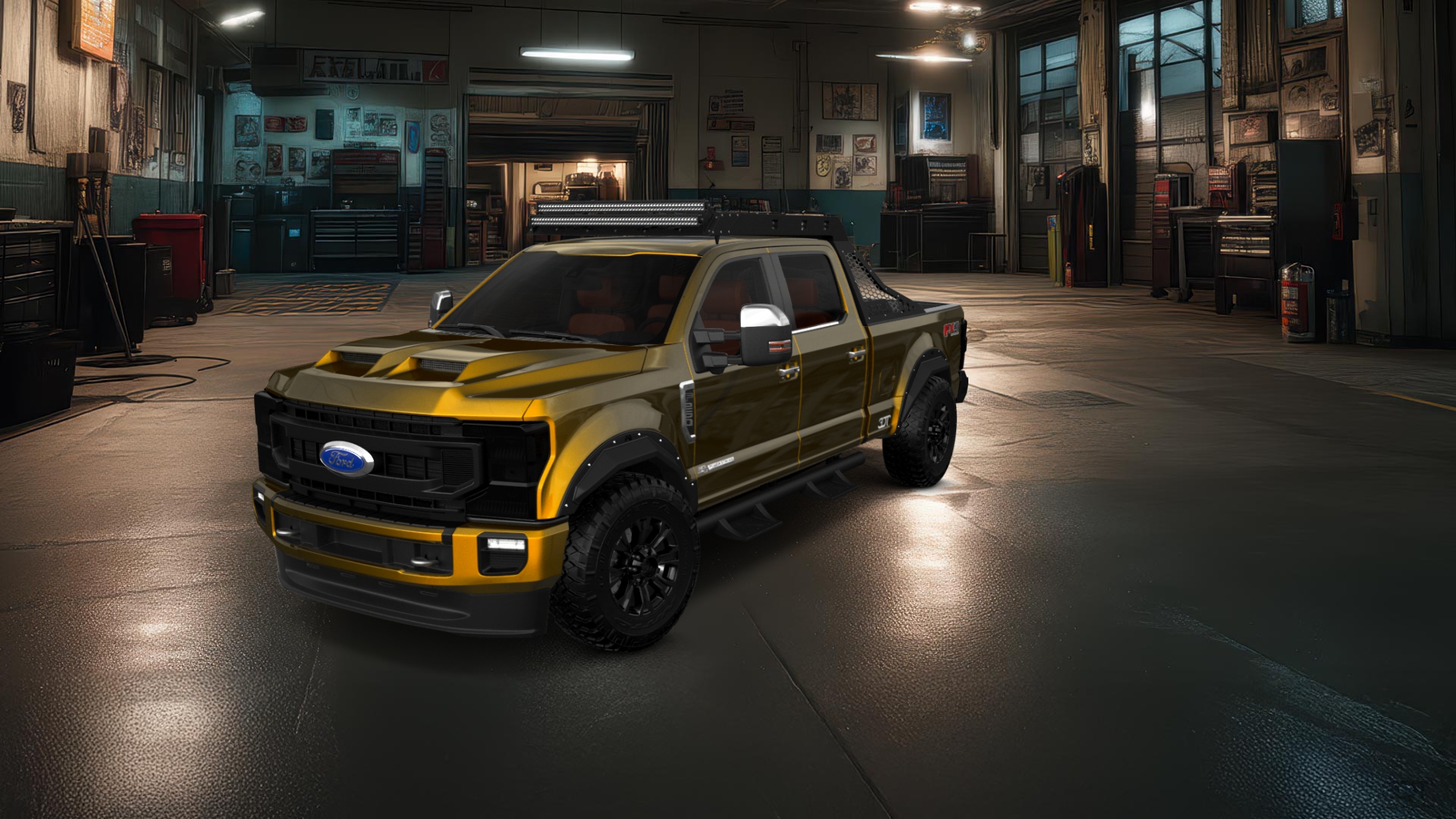 Ford F-250 4 Door pickup truck 2021 tuning