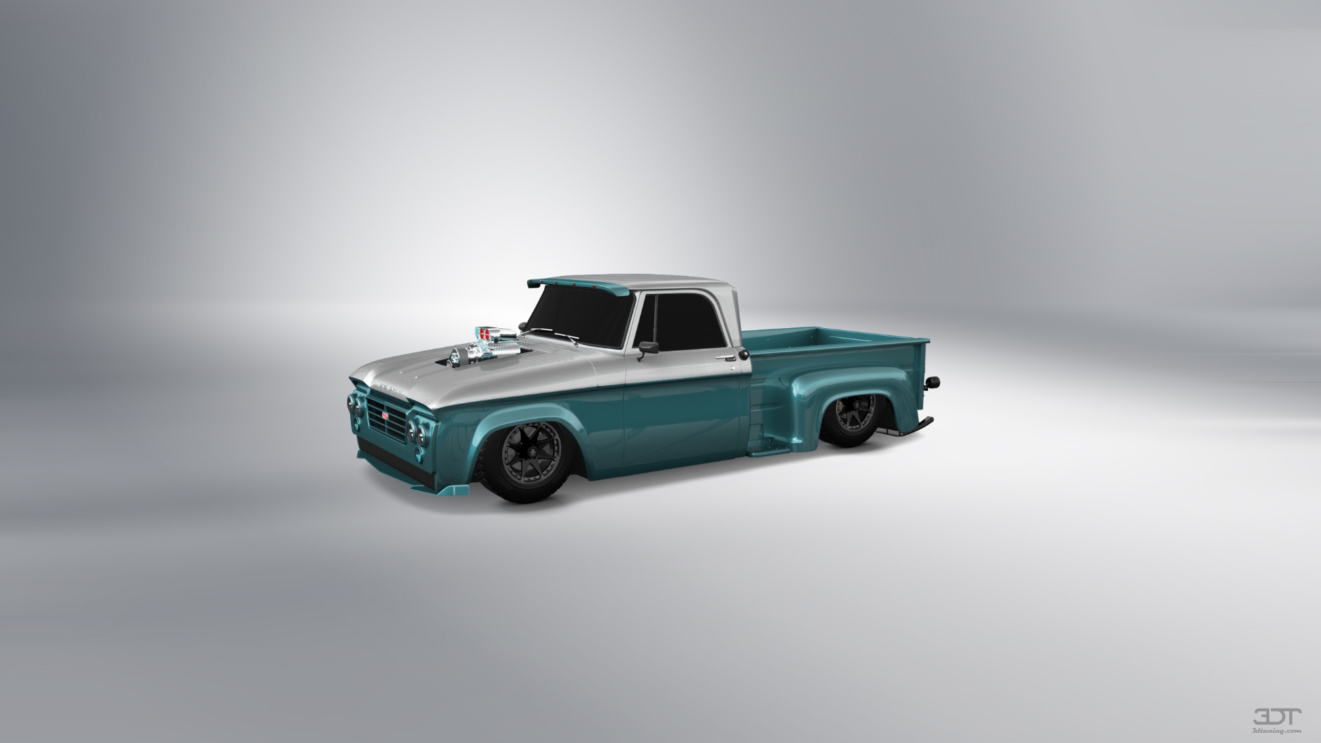 Dodge D-100 Stepside 2 Door pickup truck 1961 tuning