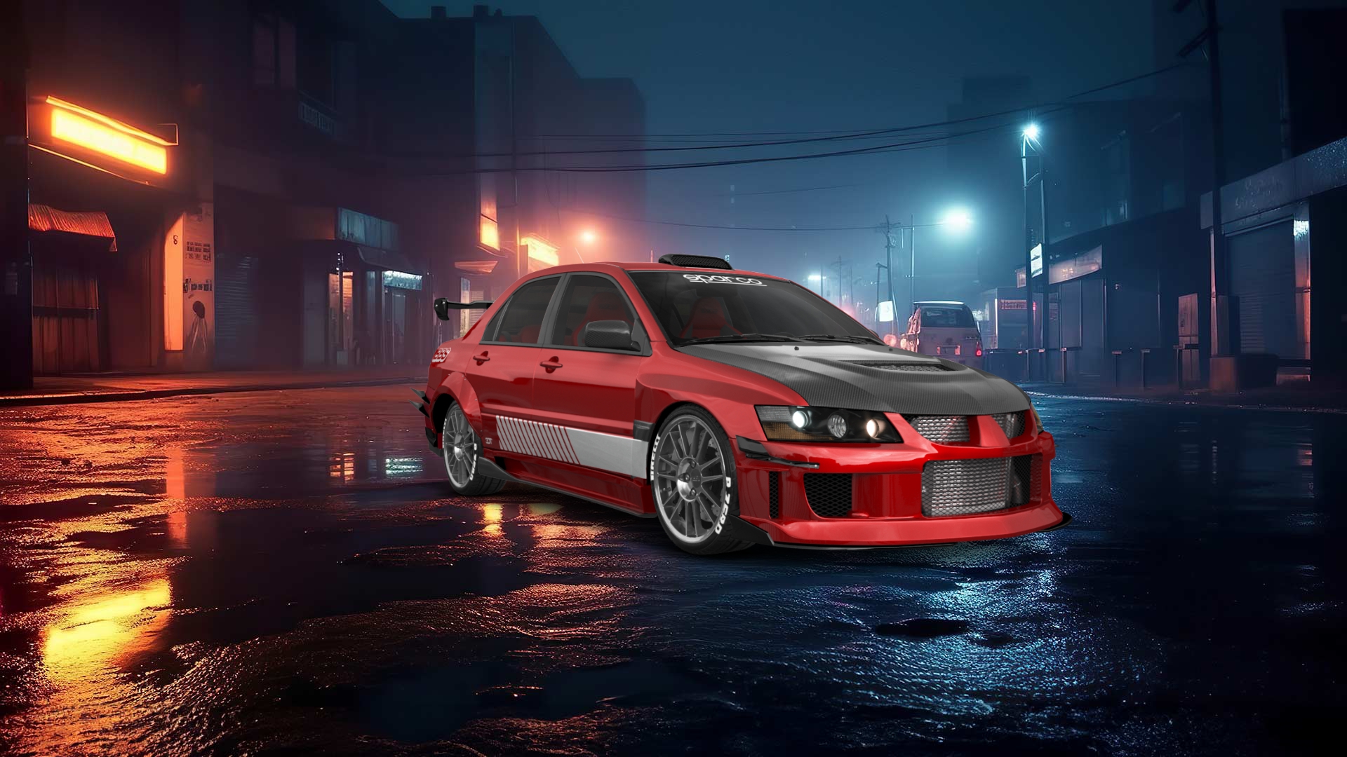 Mitsubishi Lancer Evo IX 4 Door Saloon 2005 tuning