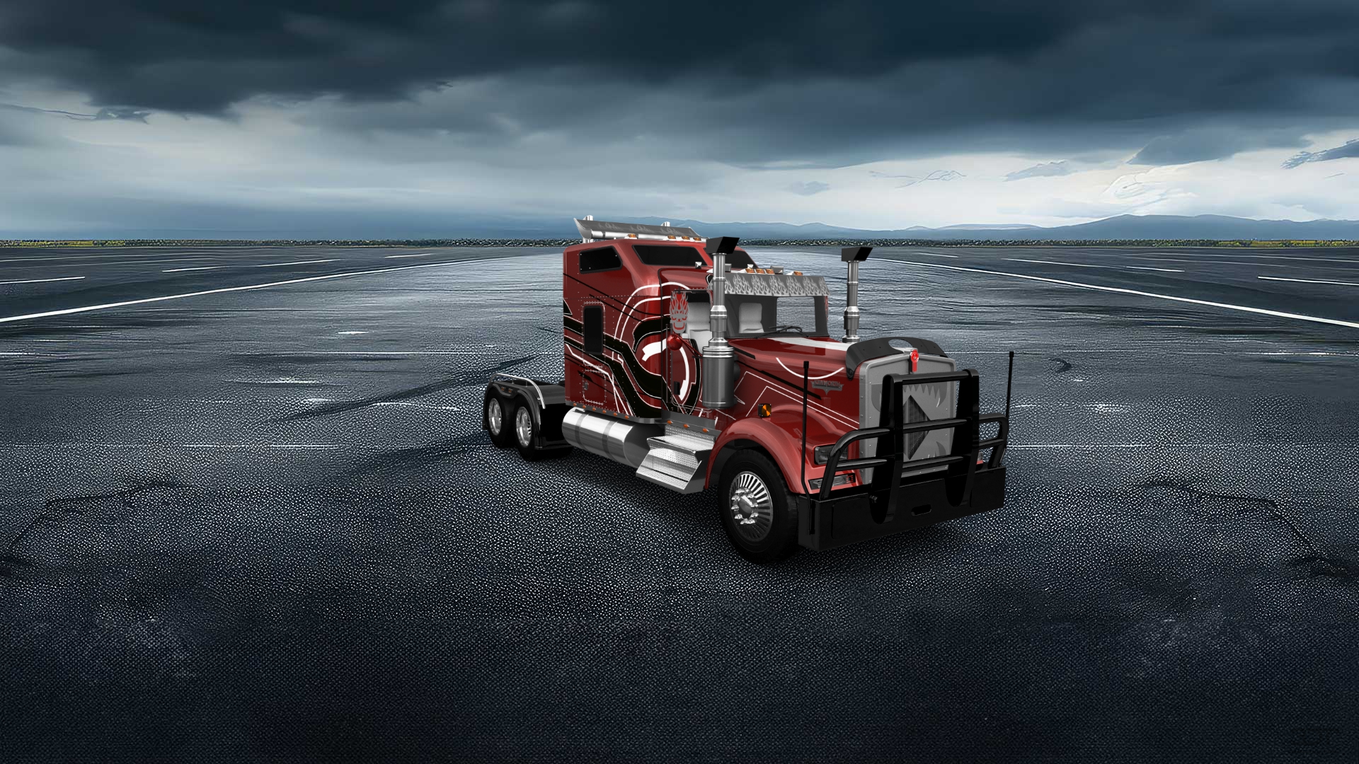 Kenworth W900 Sleeper Cab Truck 2015 tuning