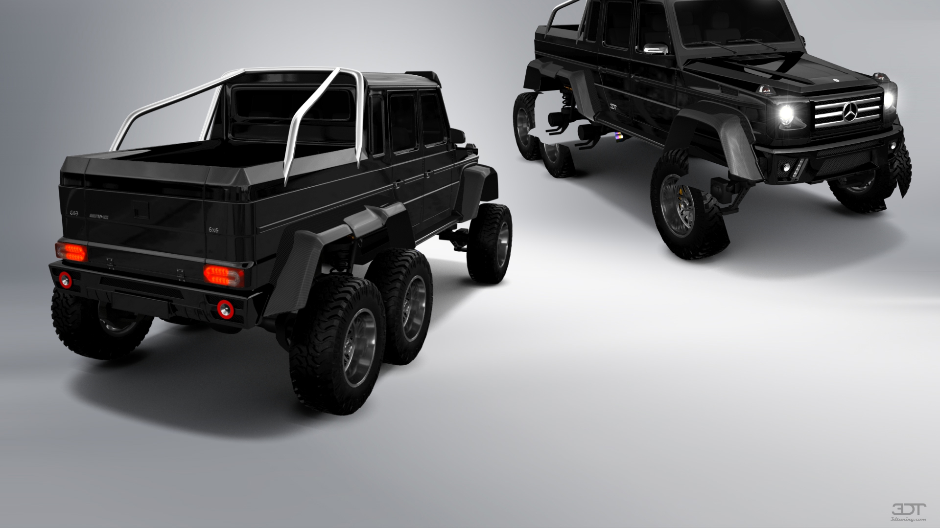 Mercedes G 63 AMG 6x6 4 Door pickup truck 2013 tuning