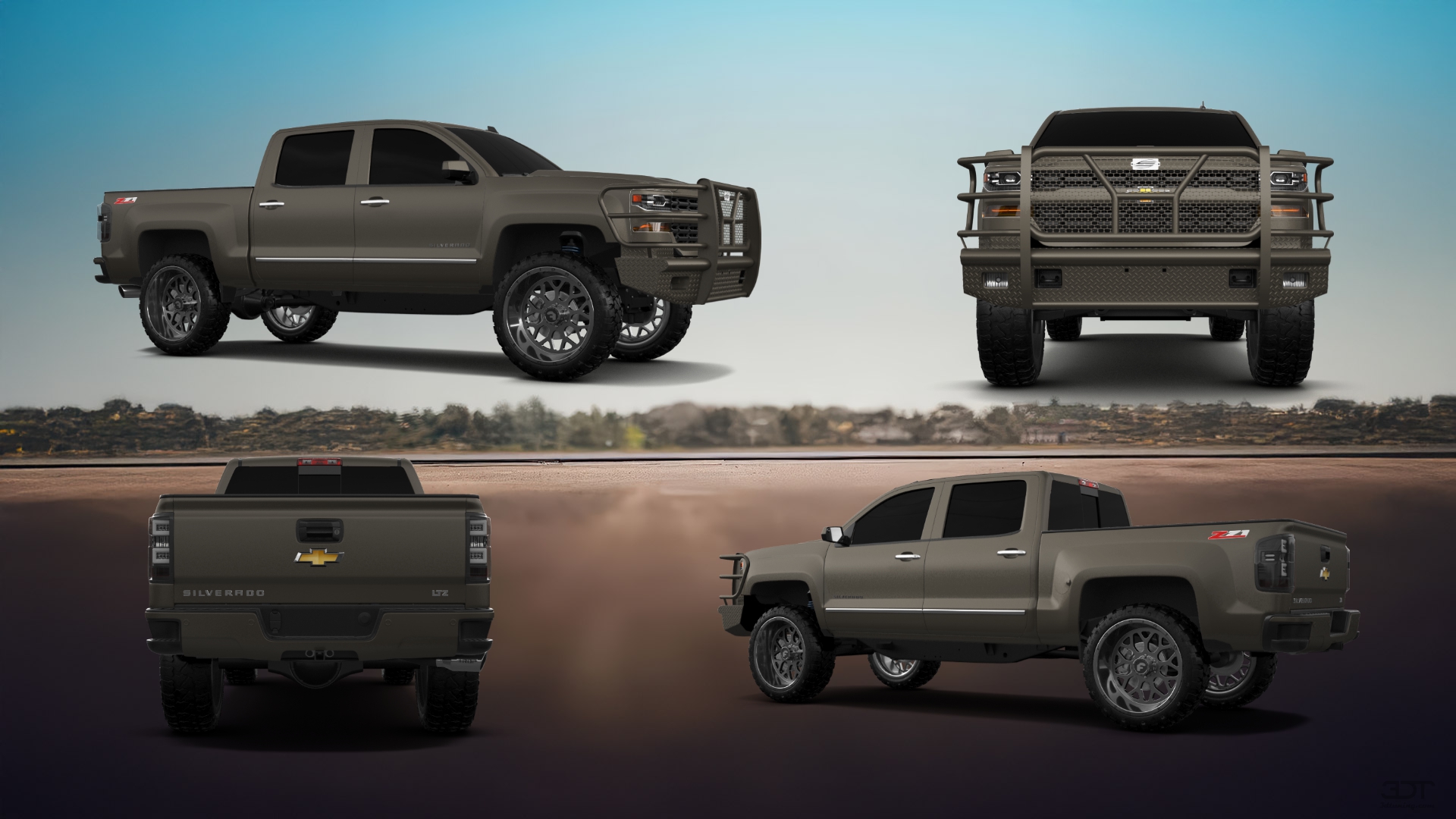 Chevrolet Silverado 1500 4 Door pickup truck 2016 tuning